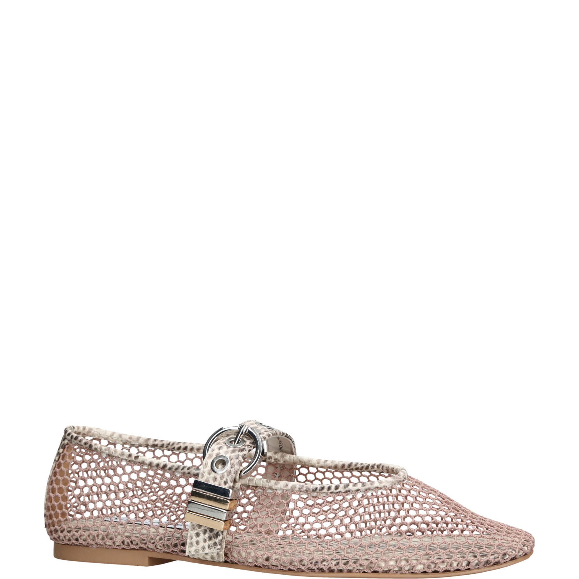 Lucia-Mesh Ballet Flats