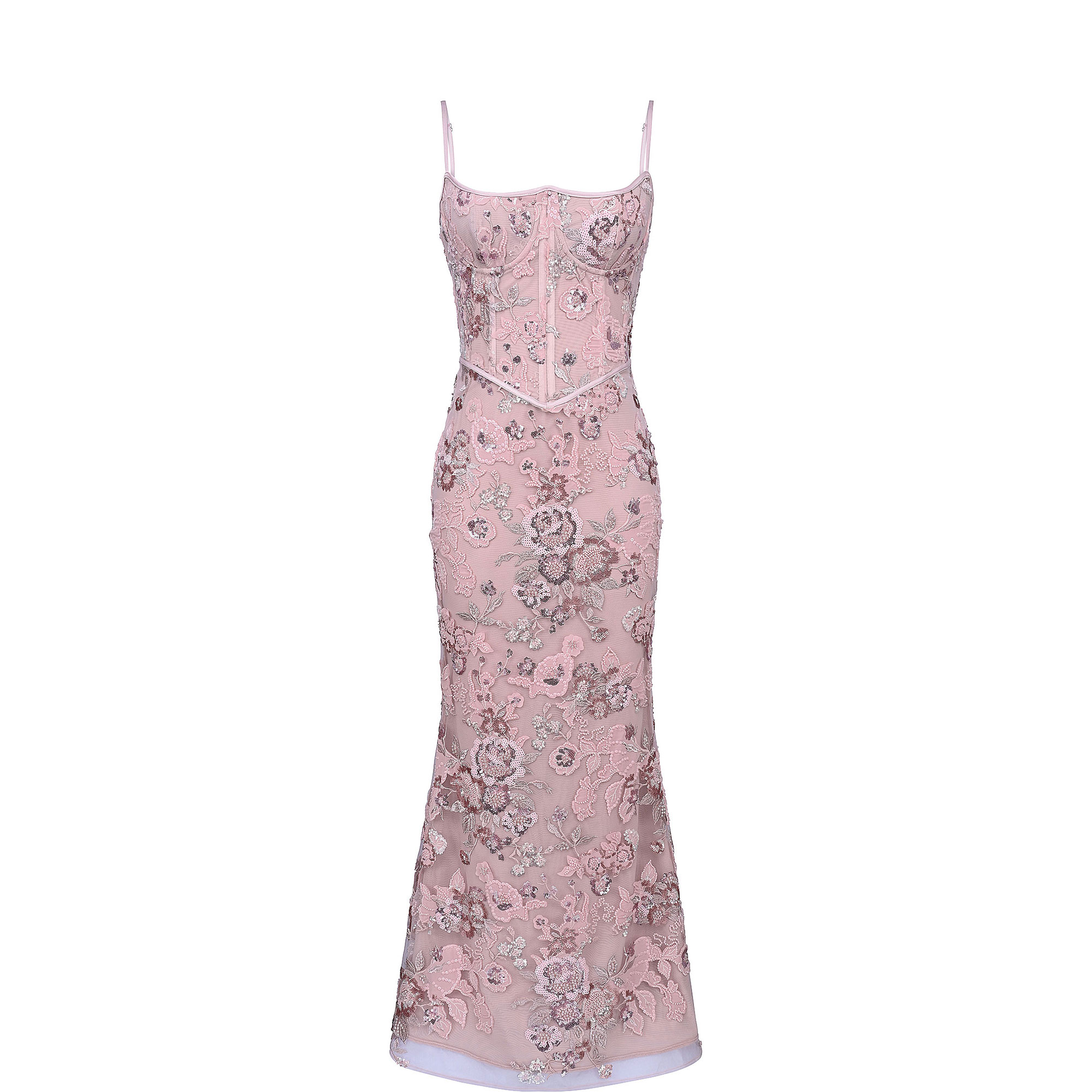 Naima Beaded Corset Dress