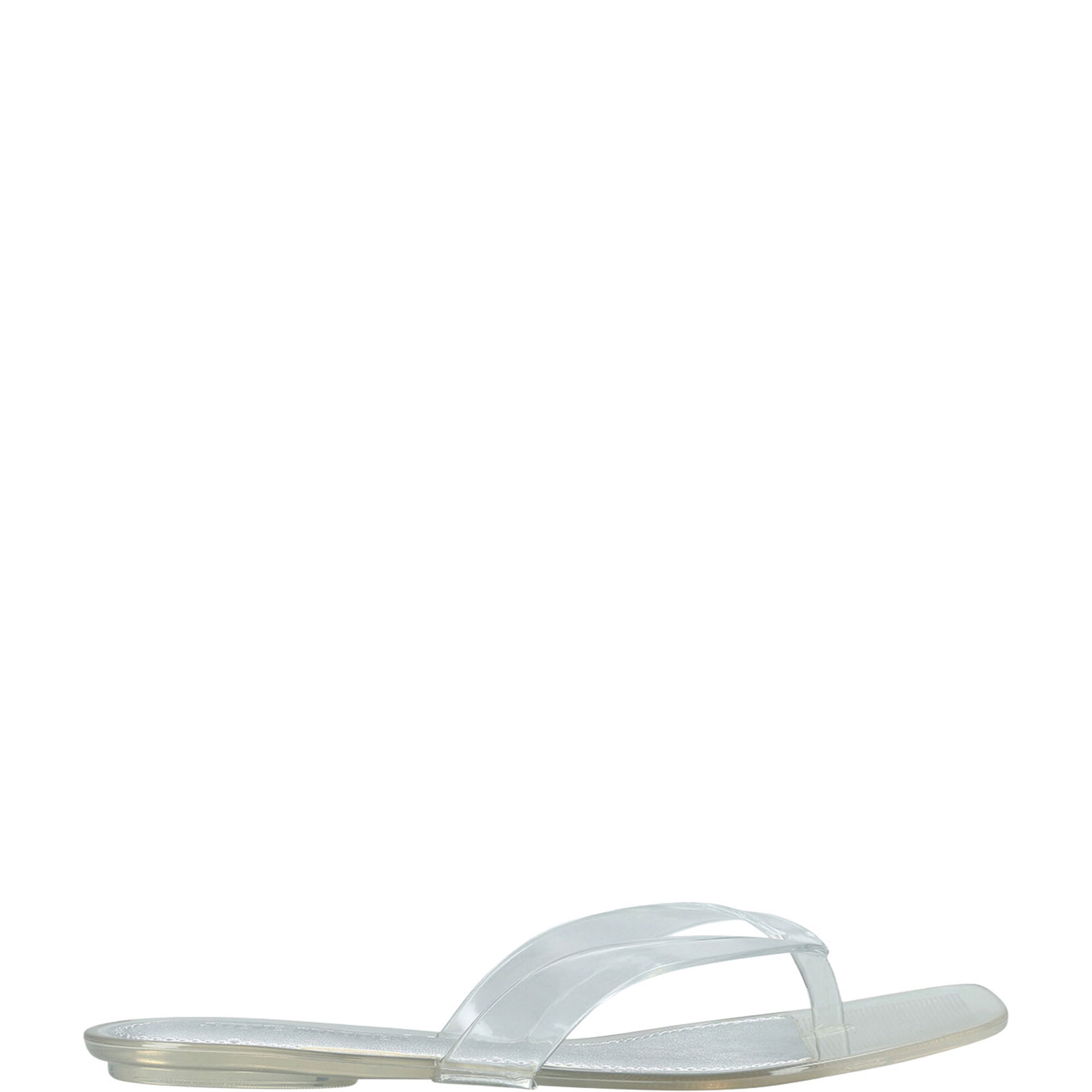Trella Transparent Flip Flops