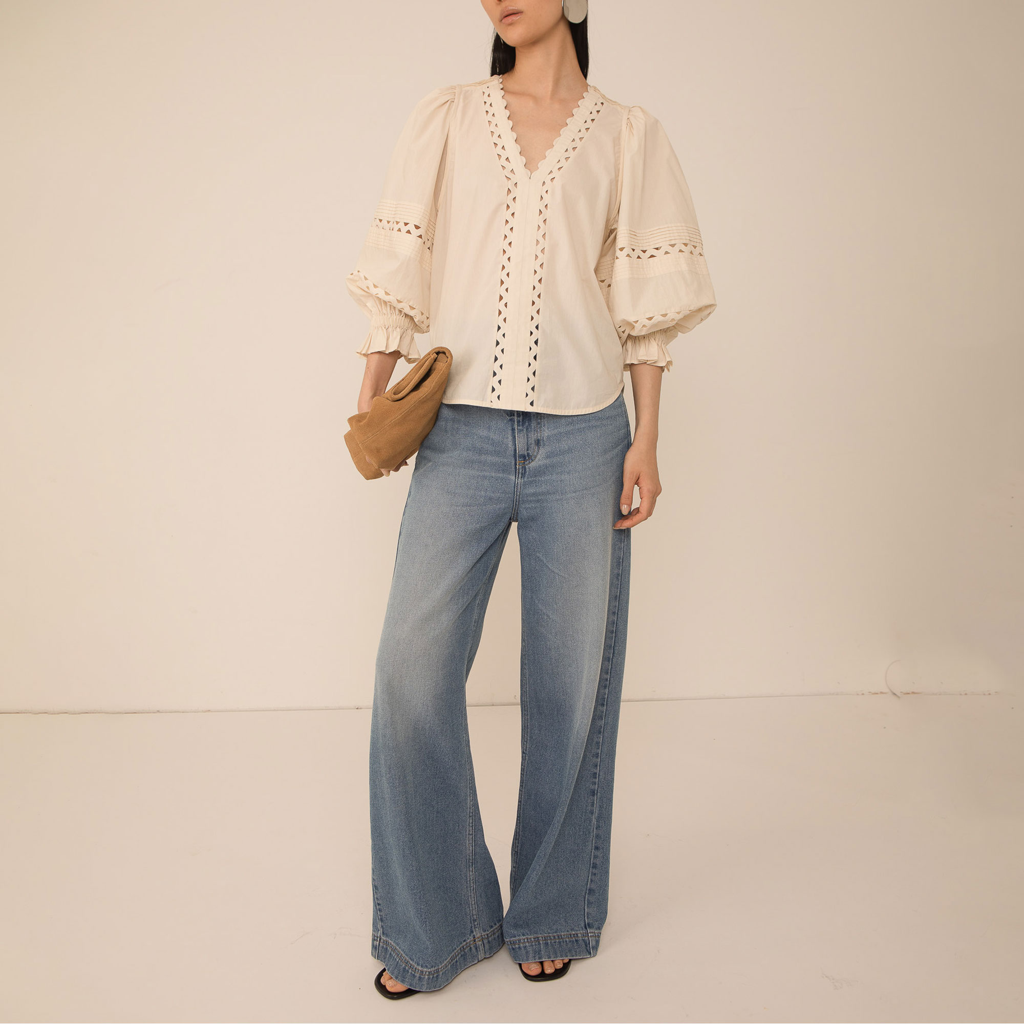 Arlette Pintuck Blouse