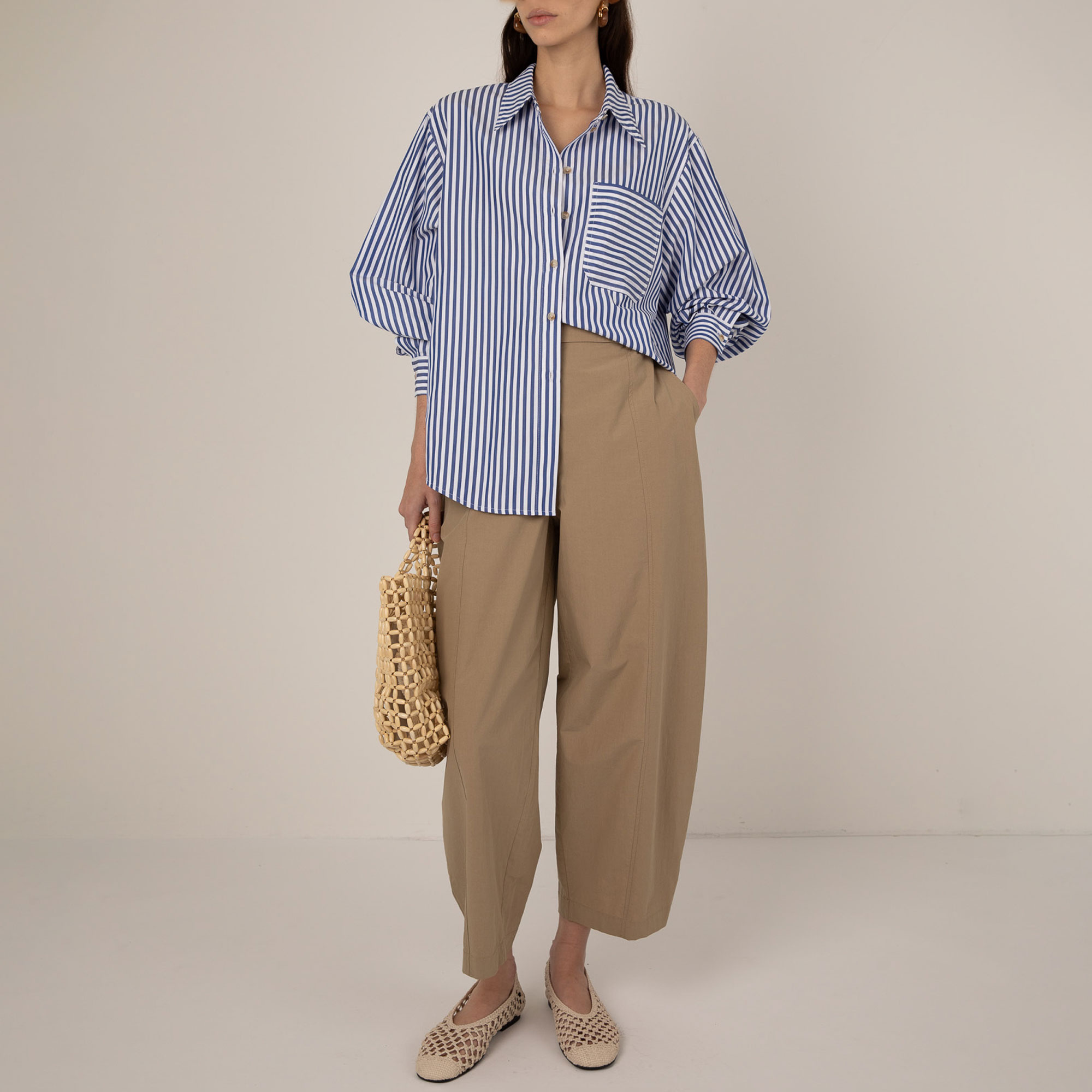 Ember Striped Oversized Shirt