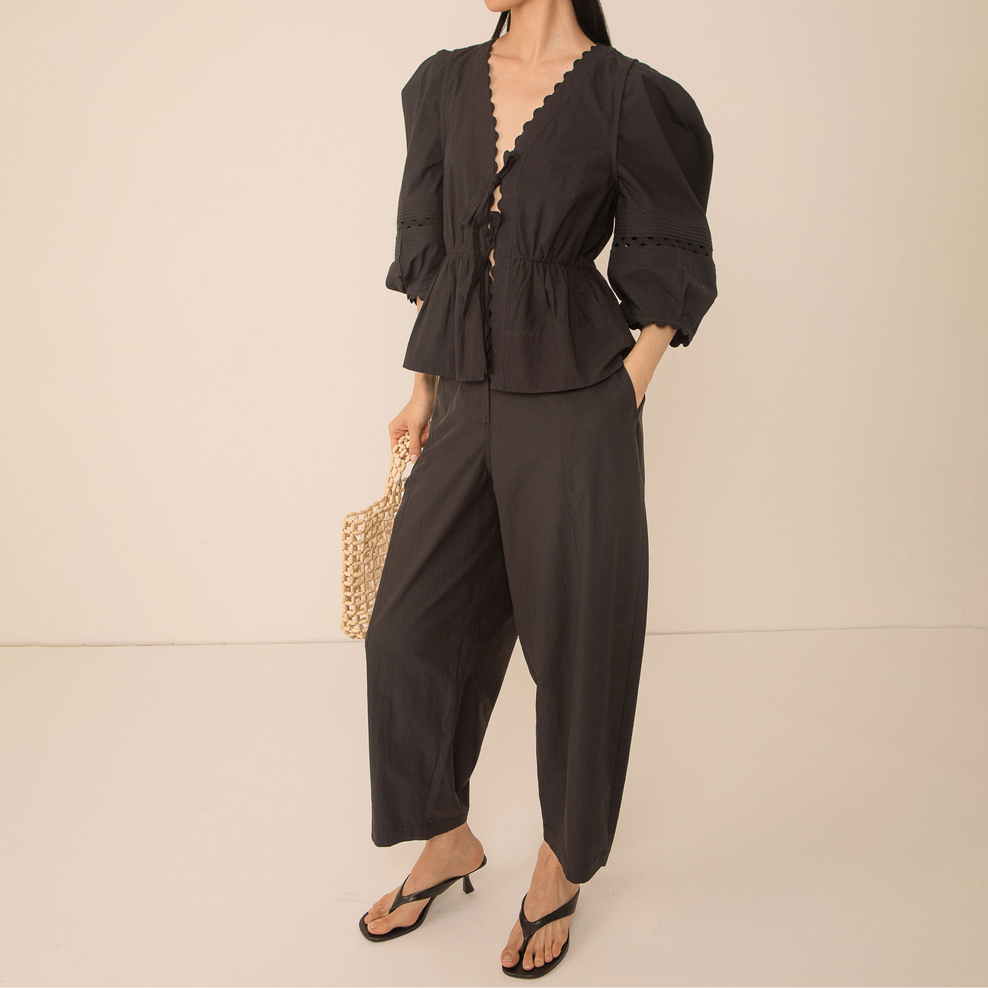 Carlotta Scalloped Top