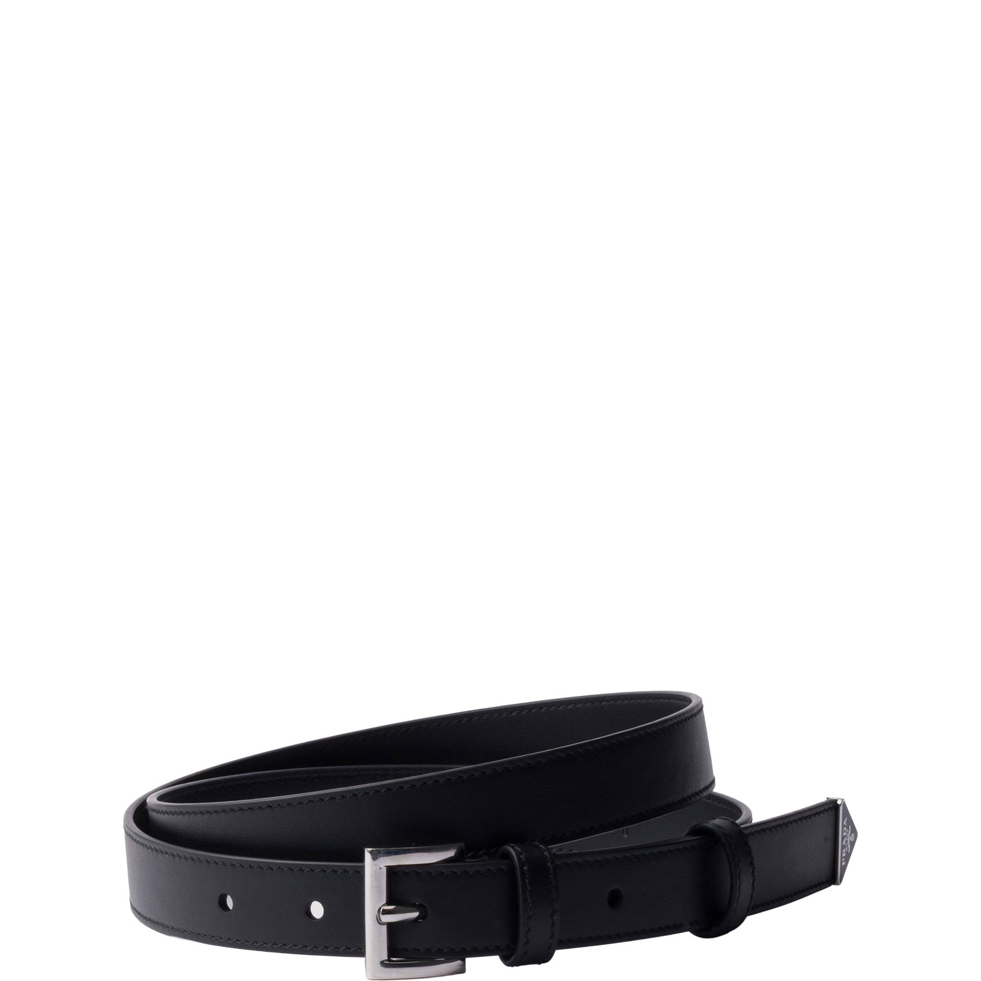 Triangle Logo Leather Belt