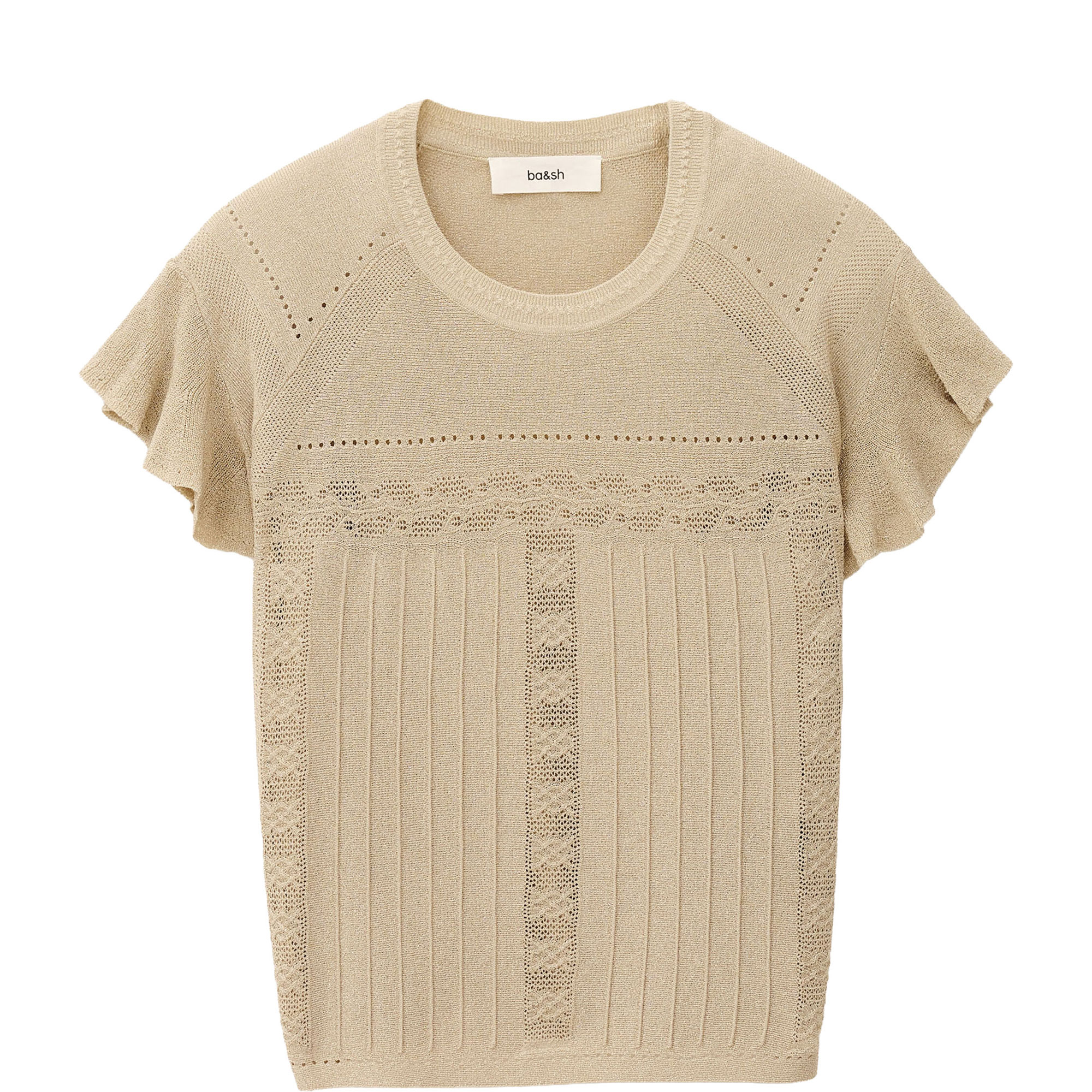 Piera Pointelle Knitted Top