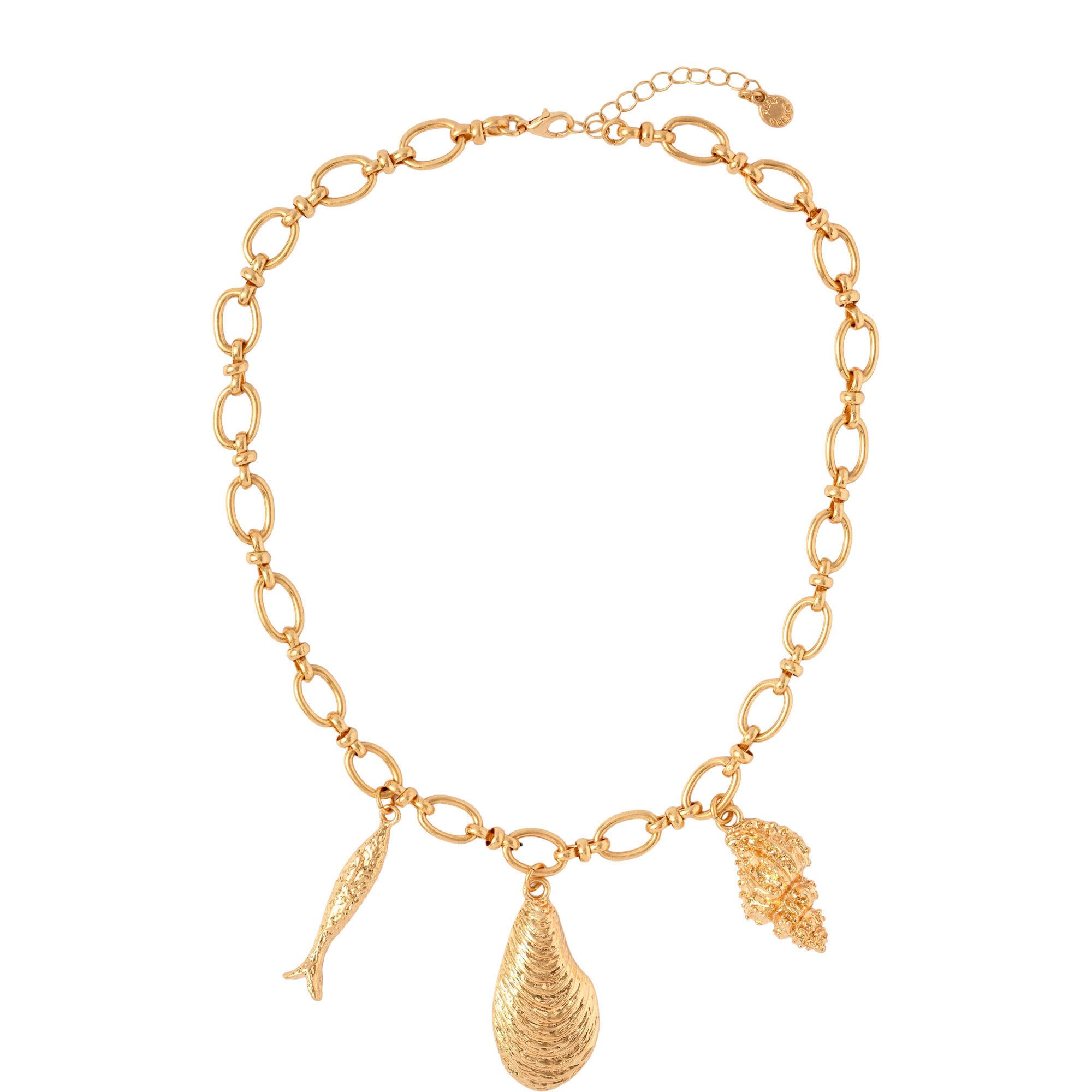 Shell Charm Chain Necklace