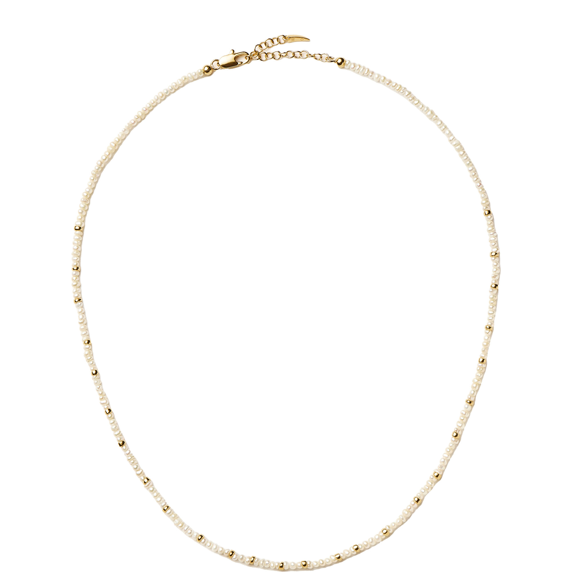 Micro Pearl Beaded Necklace