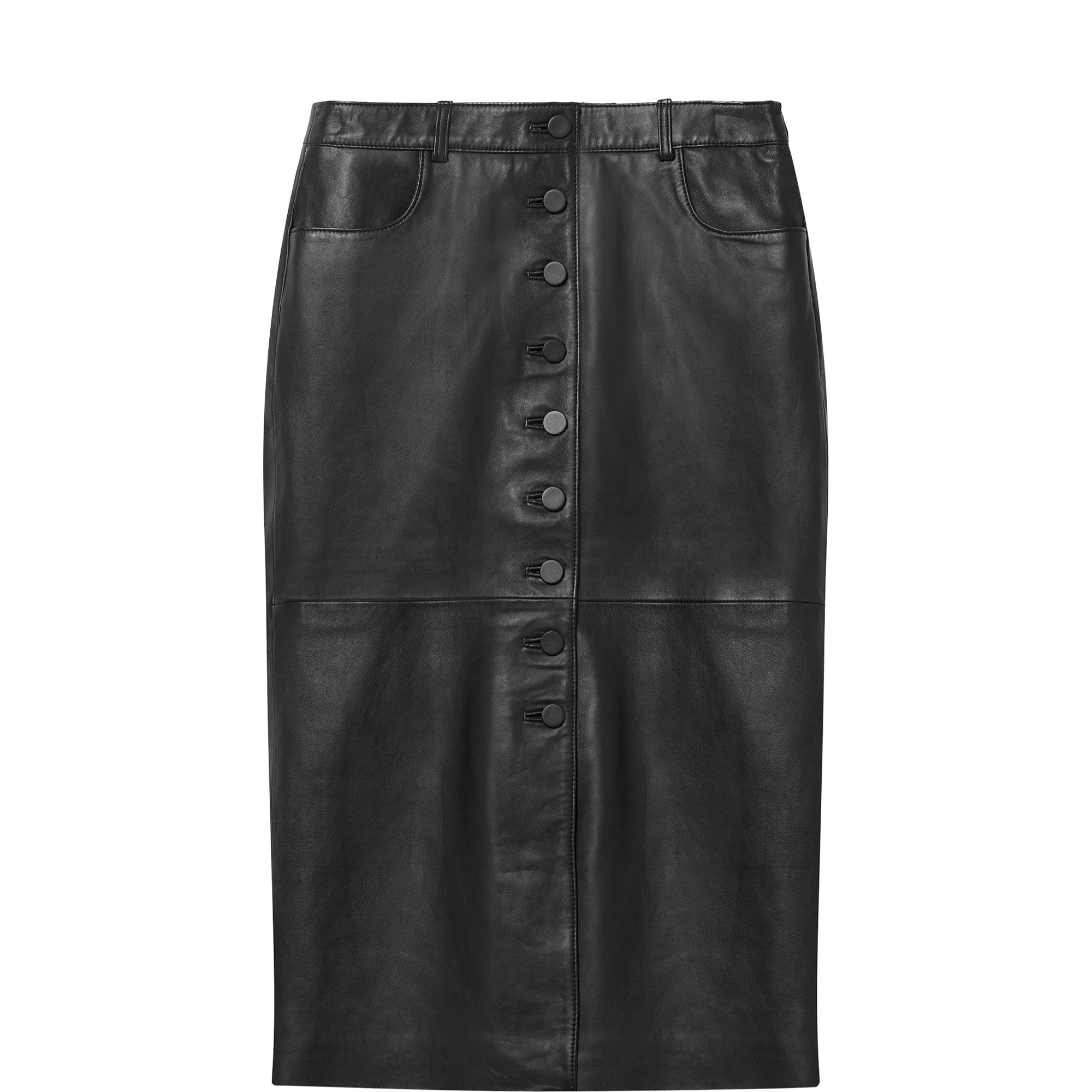 Leather Pencil Skirt