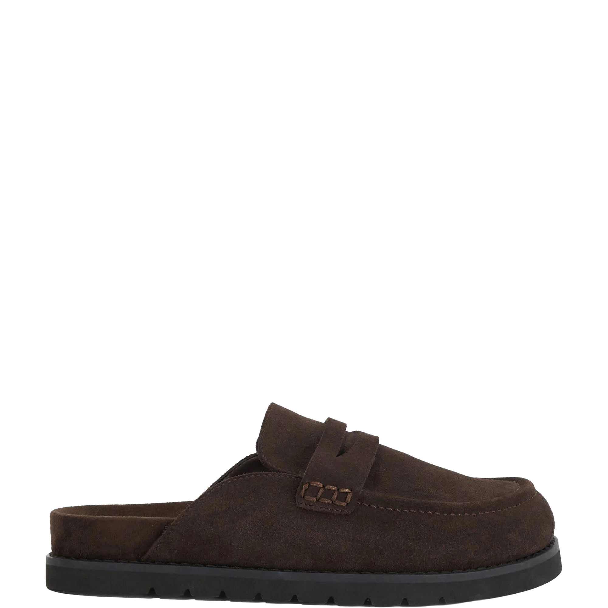 Goldens Suede Backless Loafers