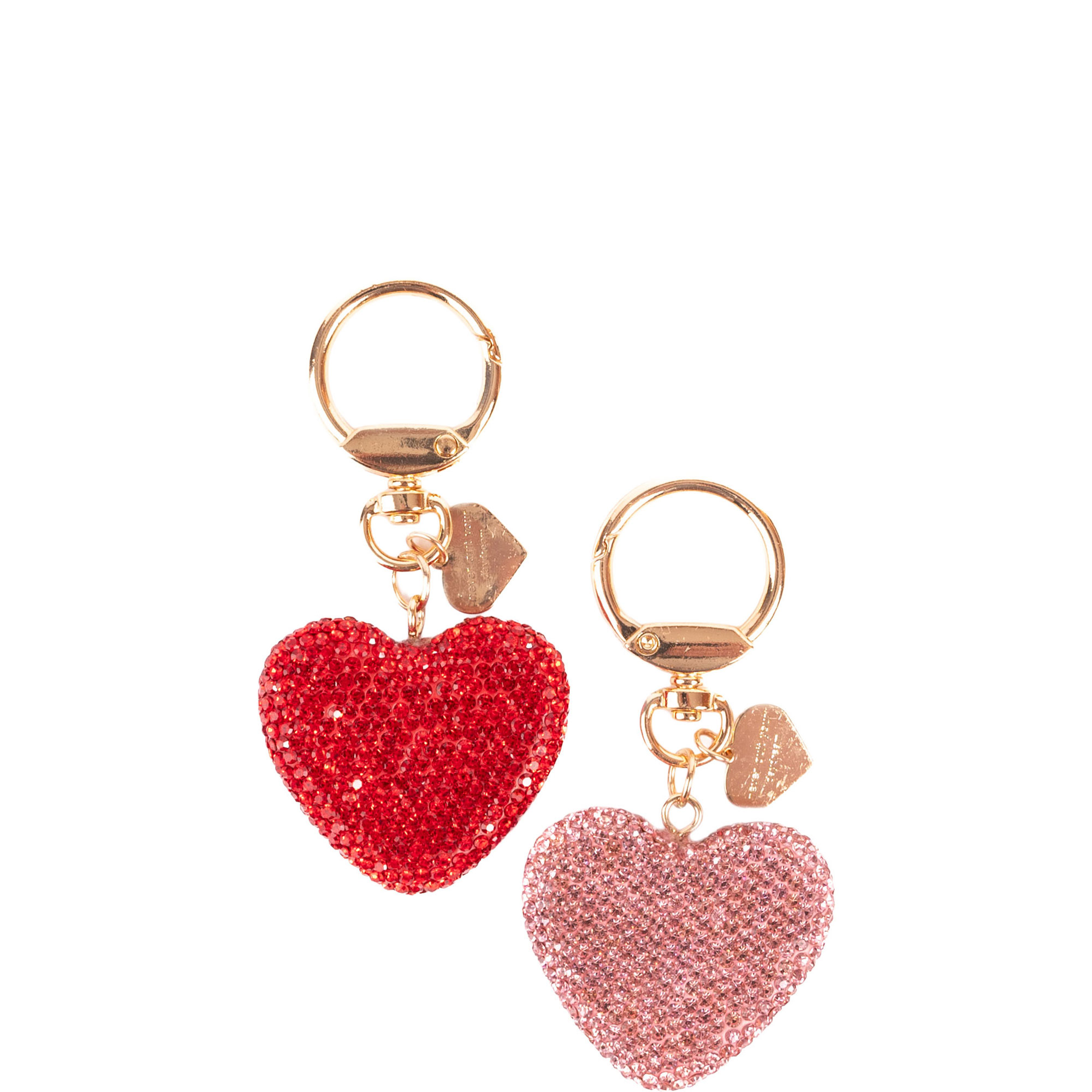 Zoom Sparkling Crystal Heart Bag Charm
