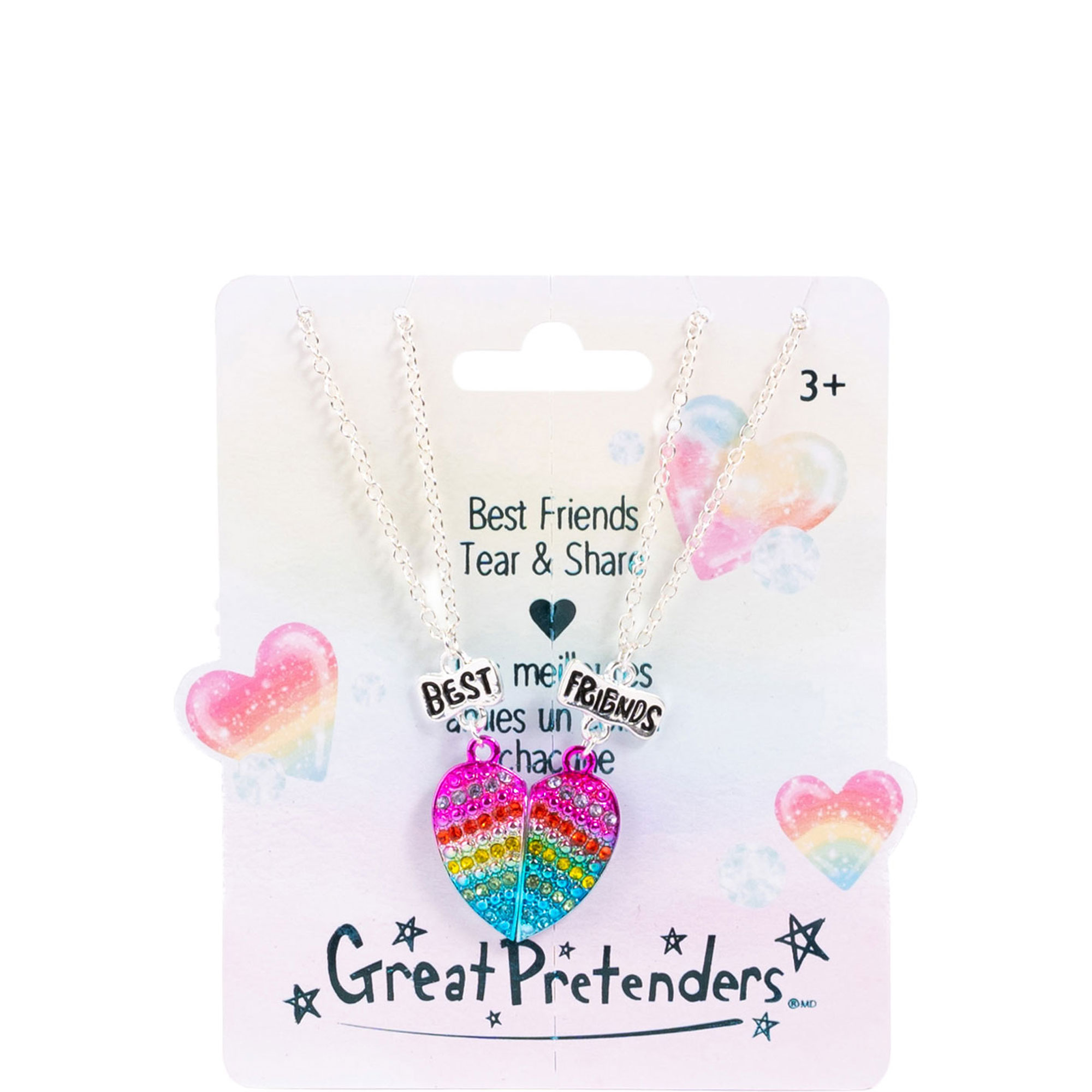 Two-Piece Glamour Gals Tear & Share Necklaces