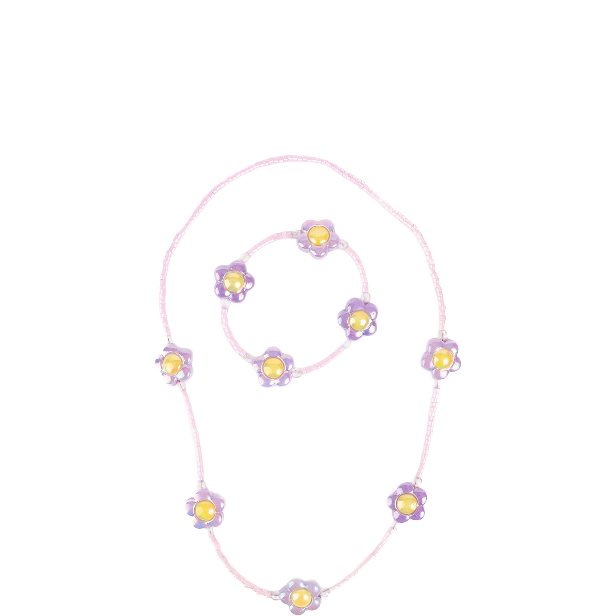 Two-Piece Crazy for Daisies Necklace & Bracelet Set