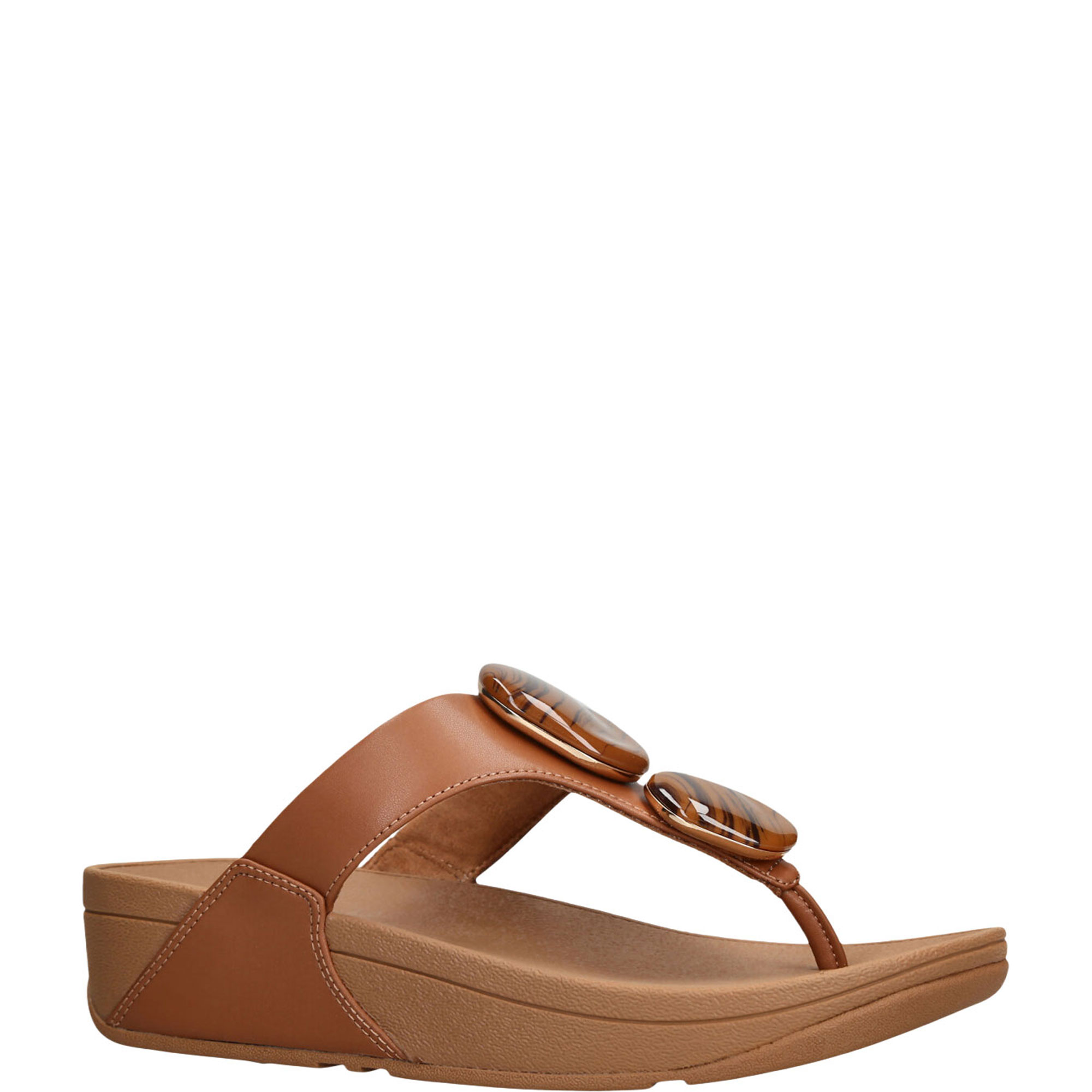 Lulu Marble Stone Wedge Sandals