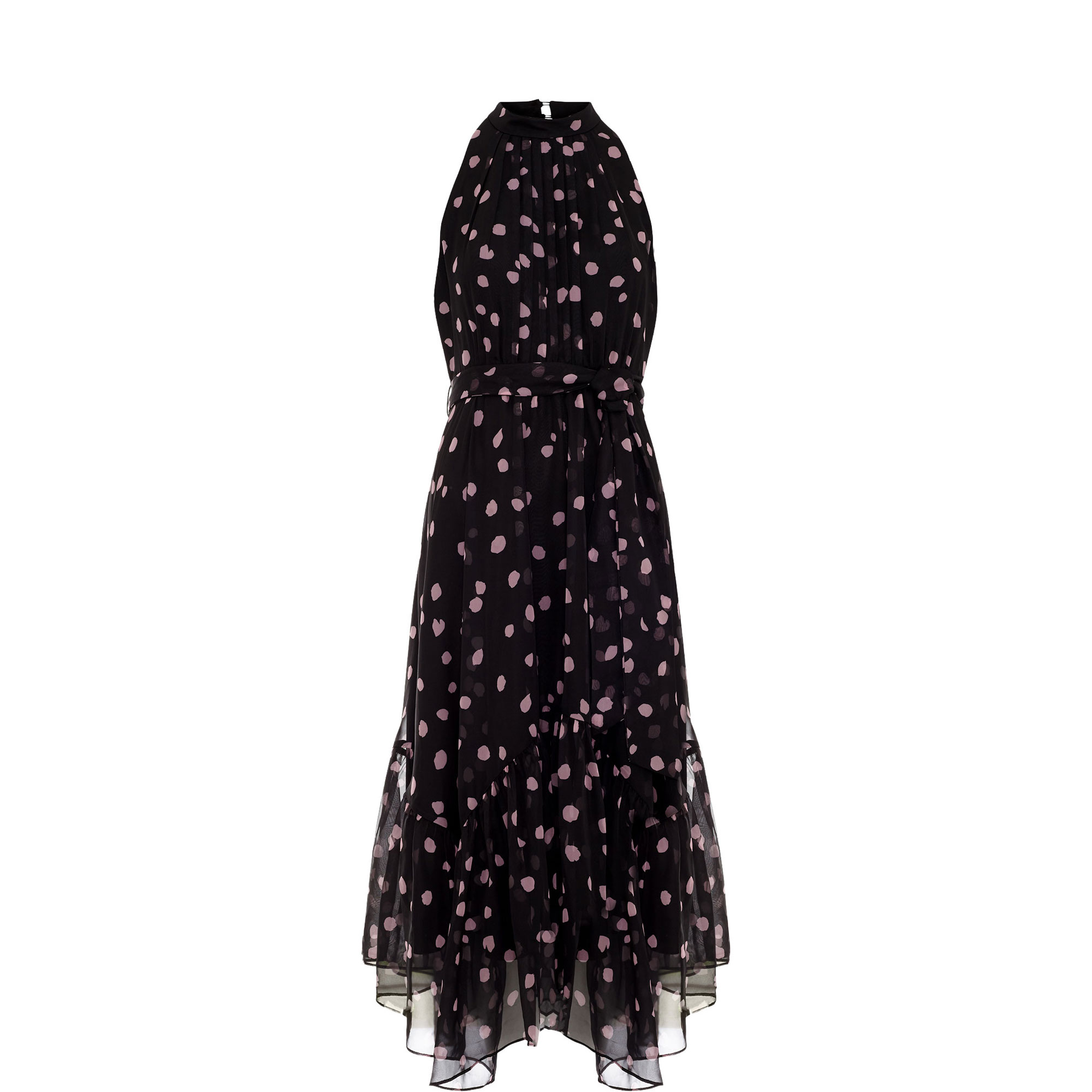 Lucinda Polka Dot Flared Dress