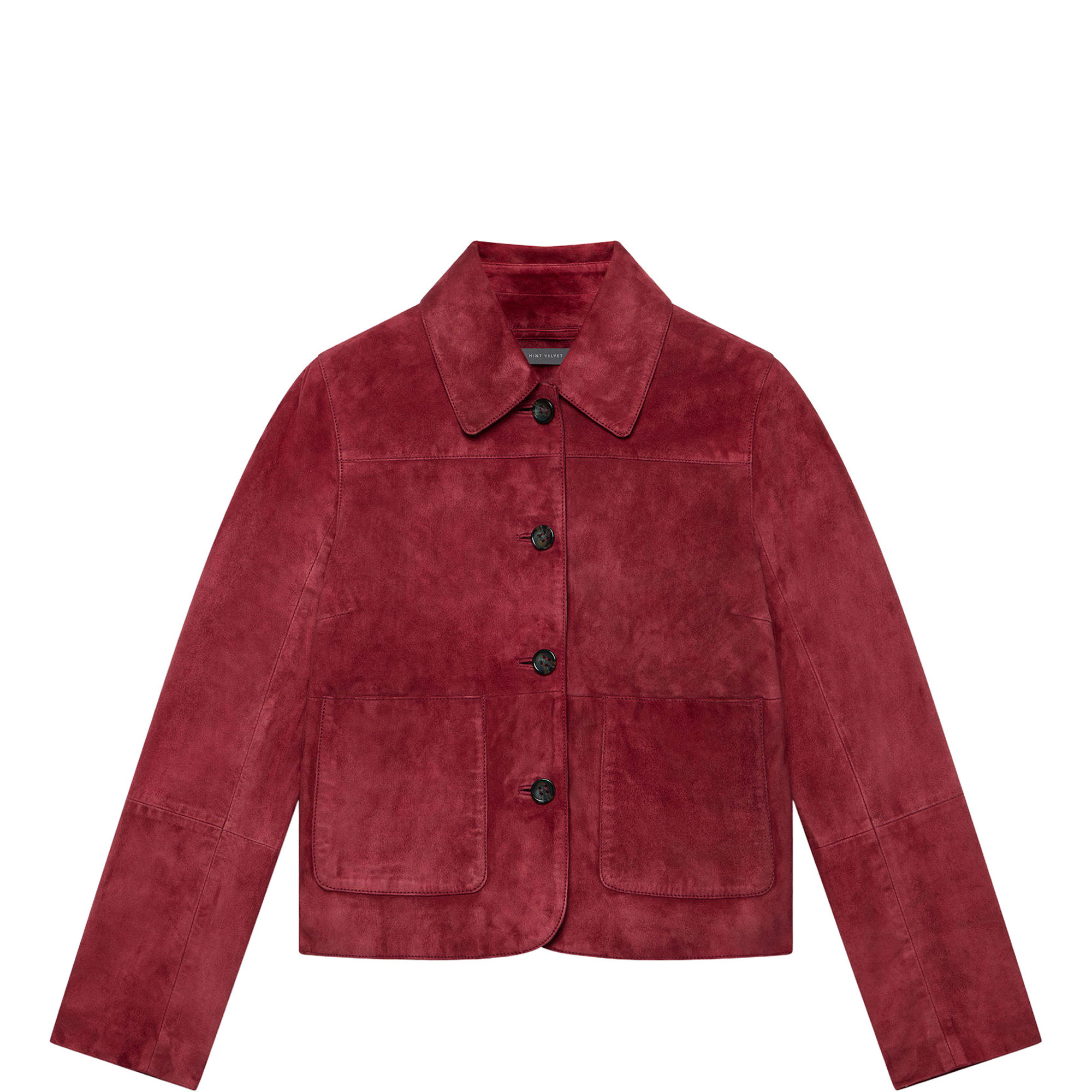 Suede Pocket Detail Jacket