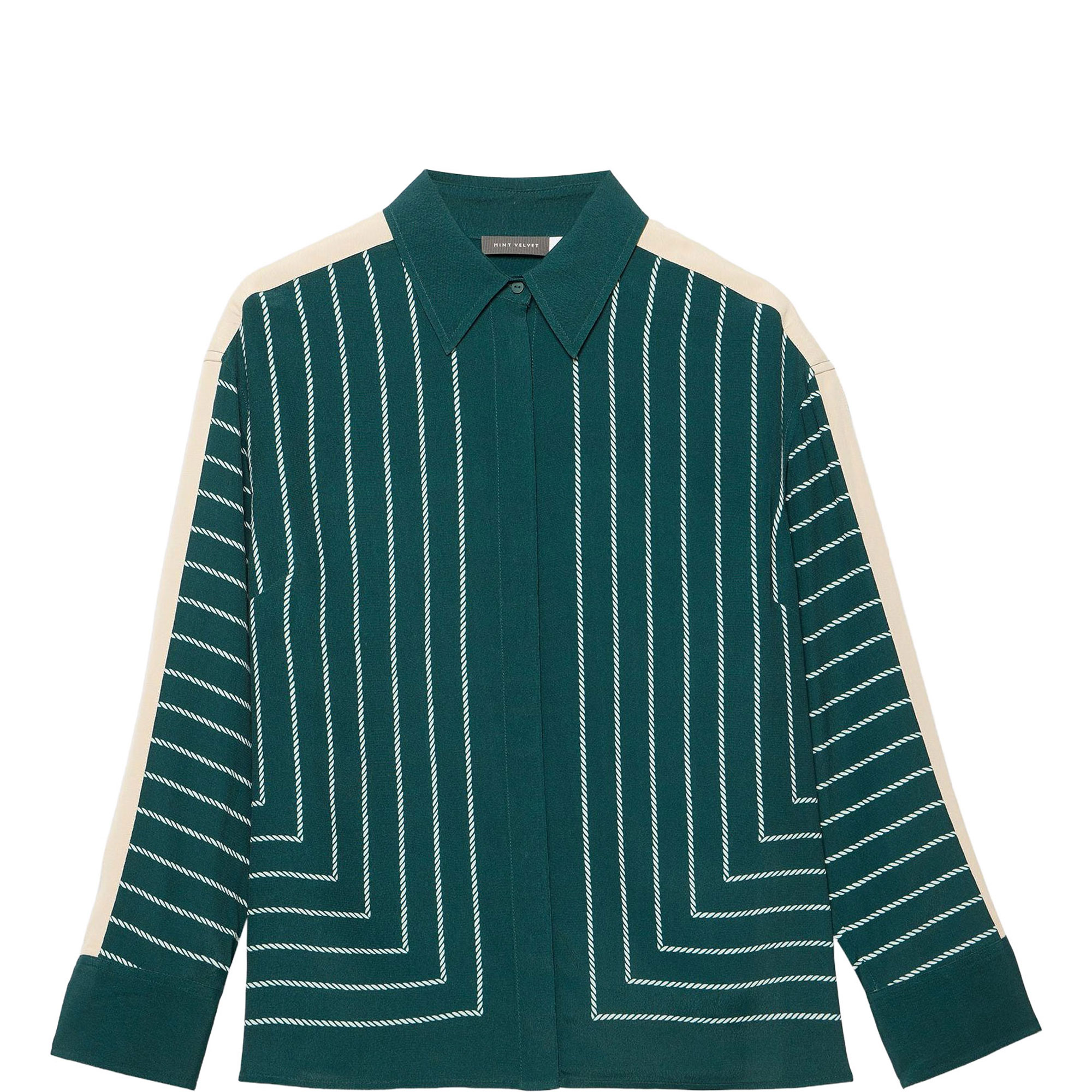 Graphic Striped Casual Shirt