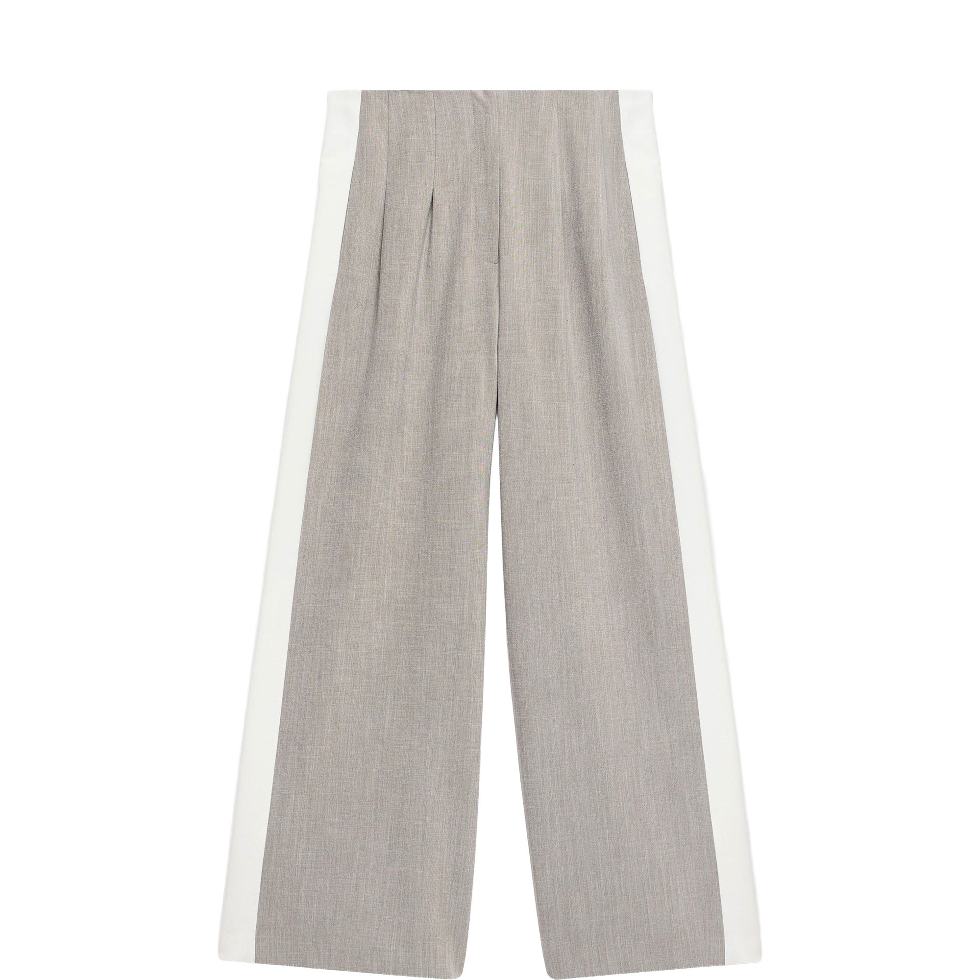 Side Stripe High-Rise Wide Leg Trousers