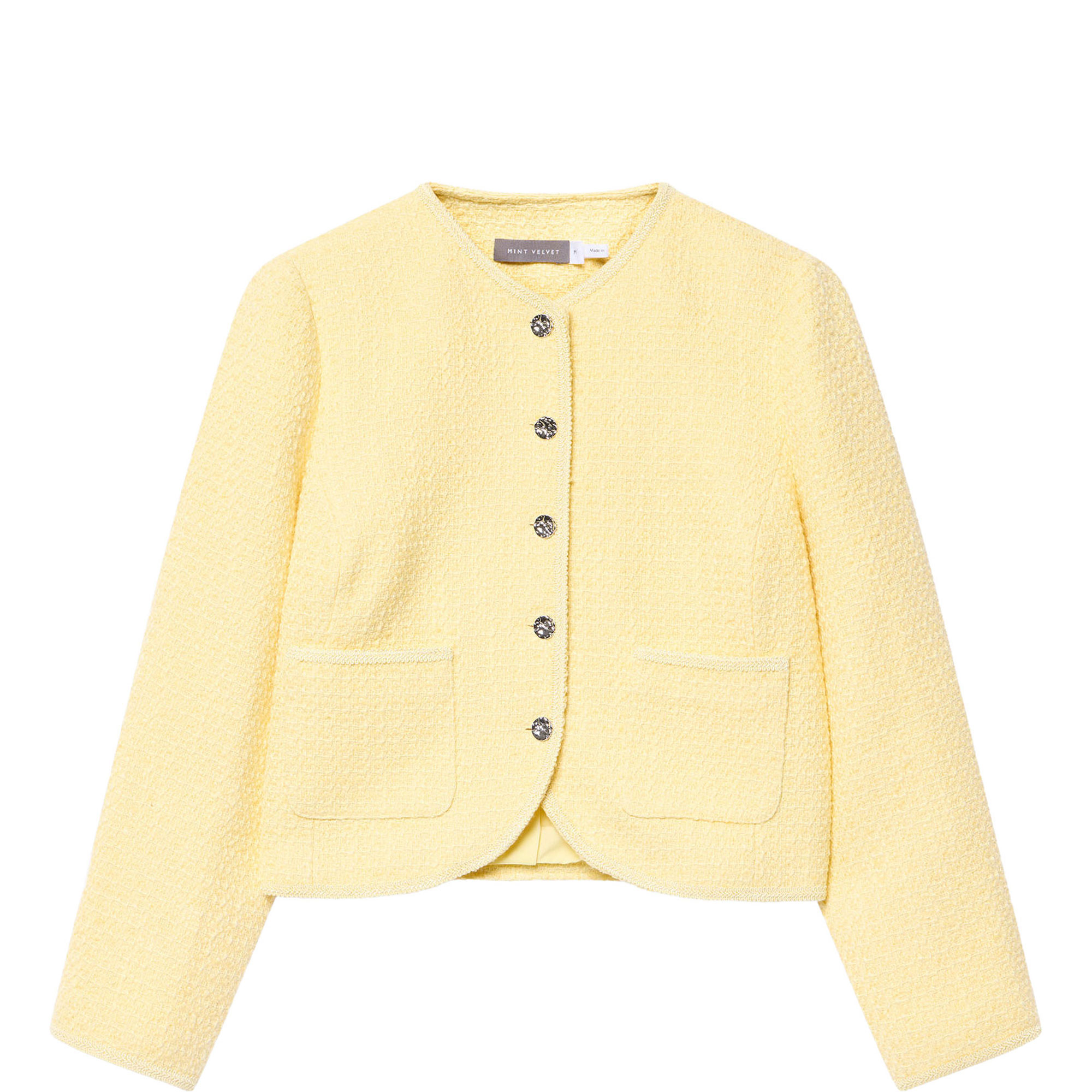 Curved Boucle Jacket