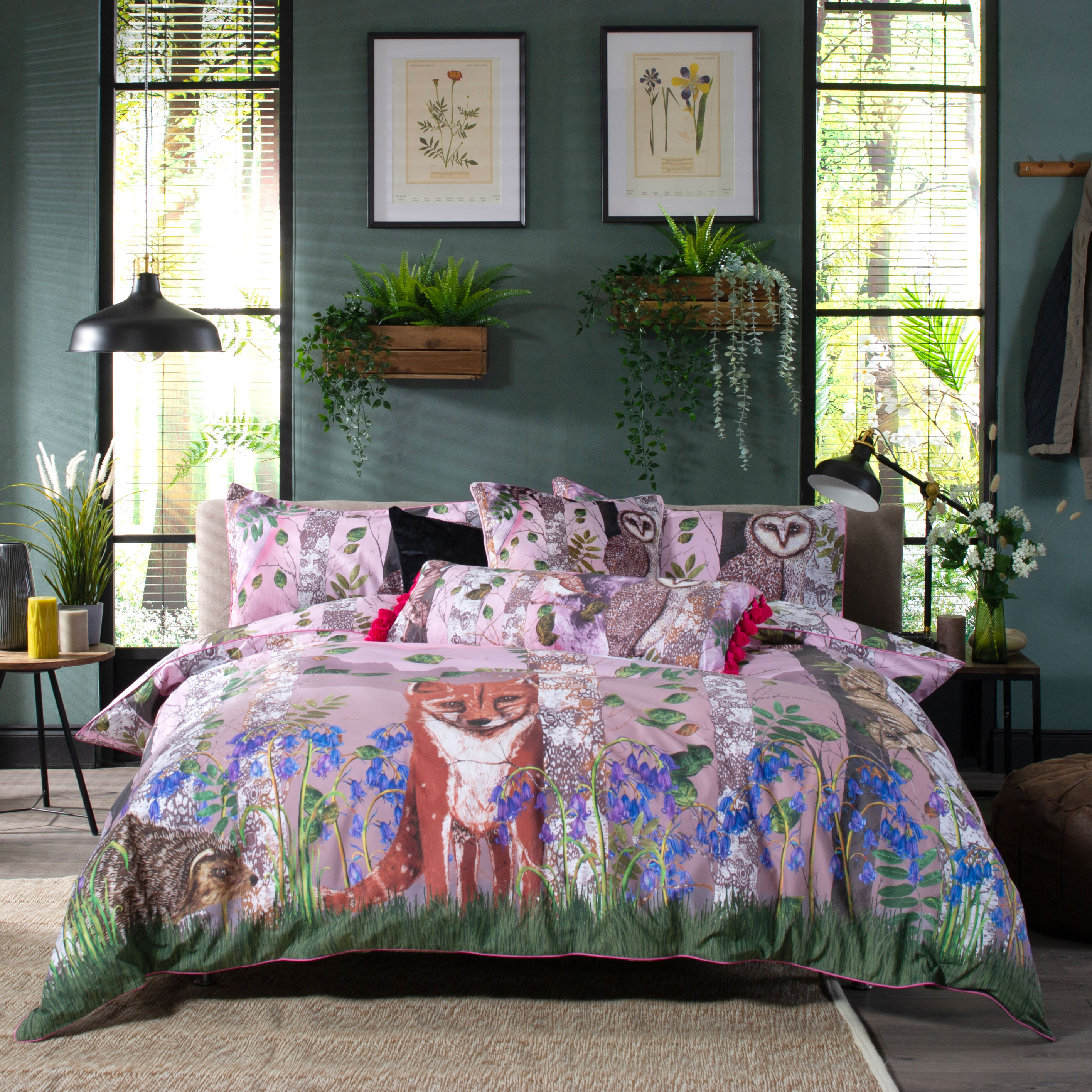 The Forest At Twilight Duvet Set Multi