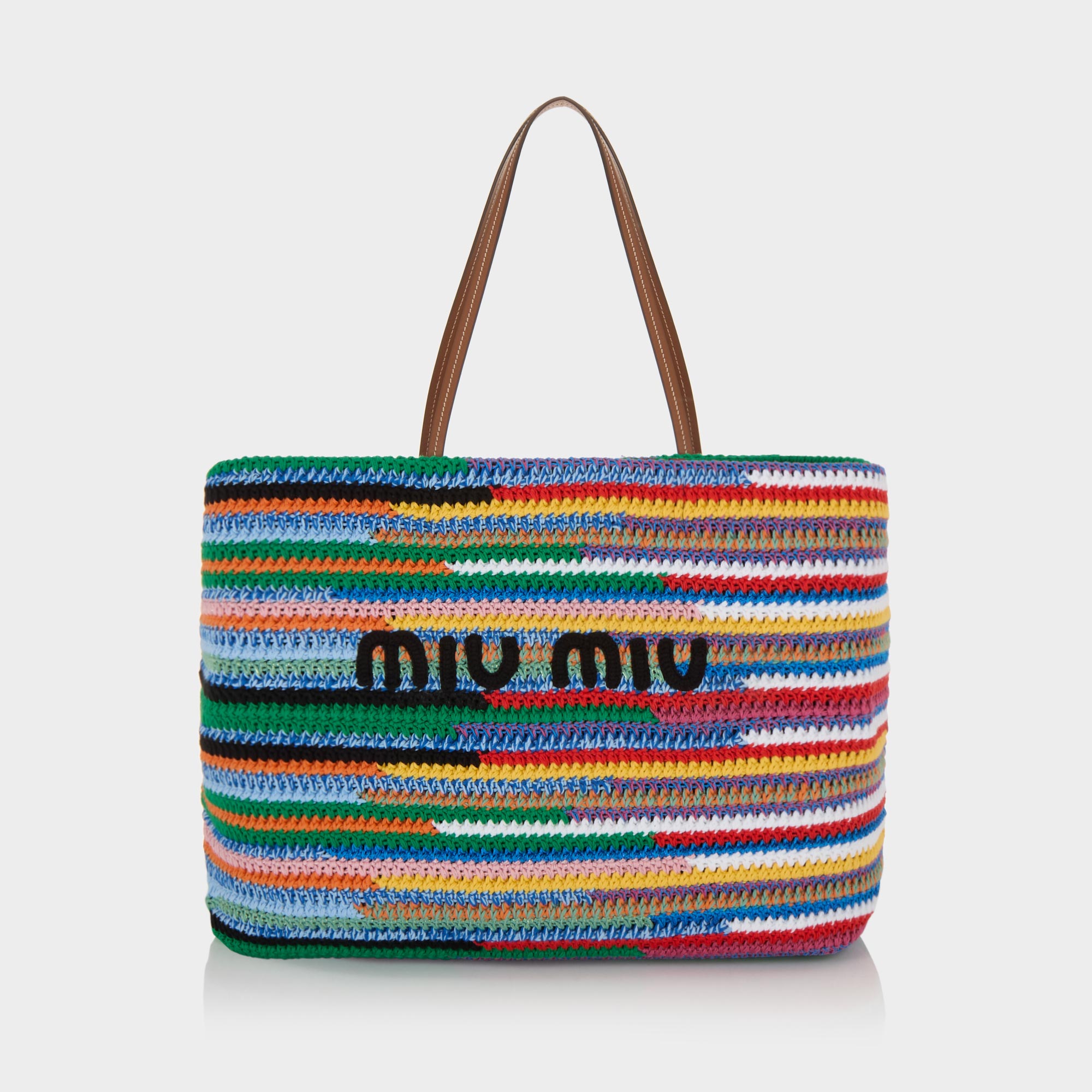 Crochet Logo Tote Bag