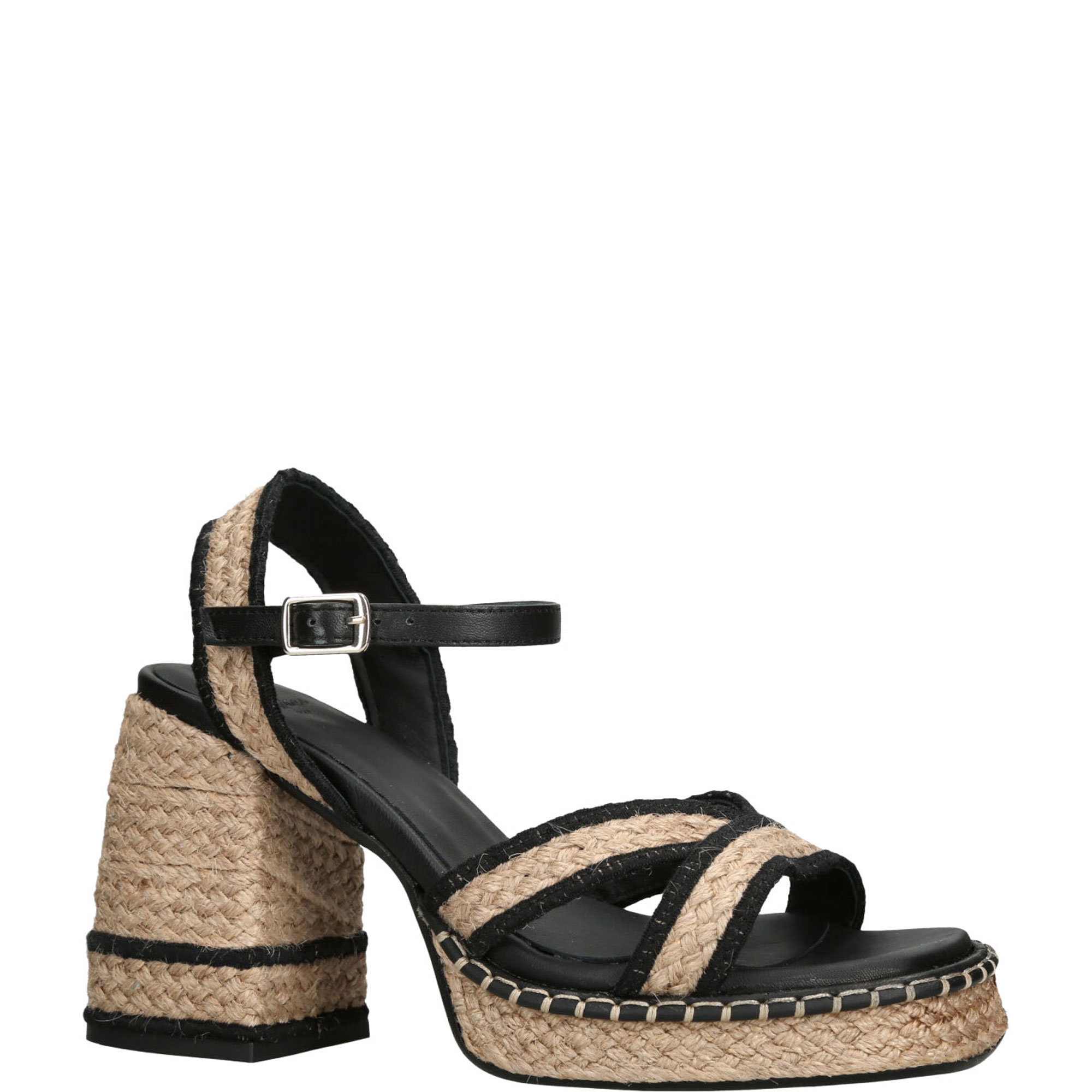 Vanish Espadrille Block Heels