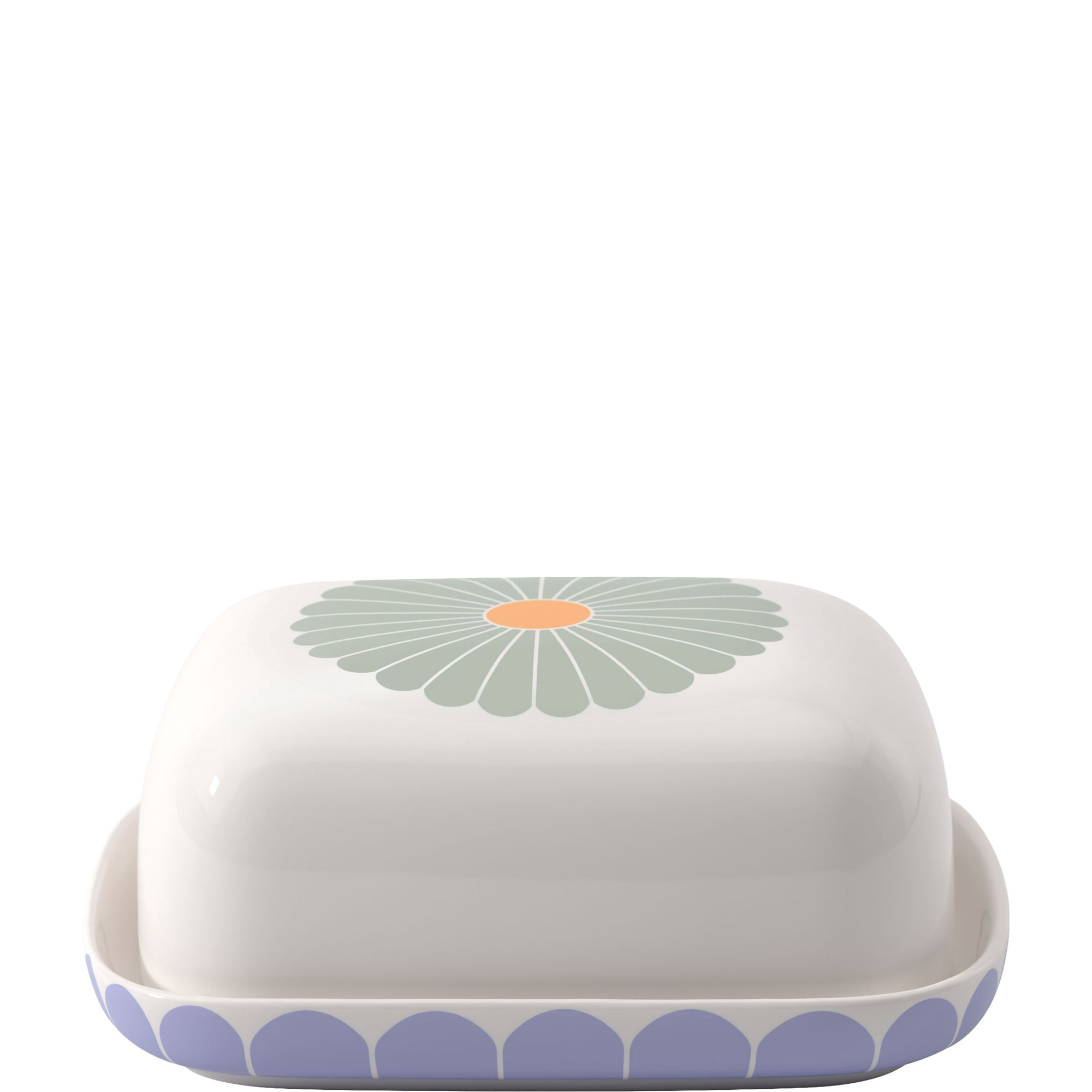 Fleur Couleur Butterdish