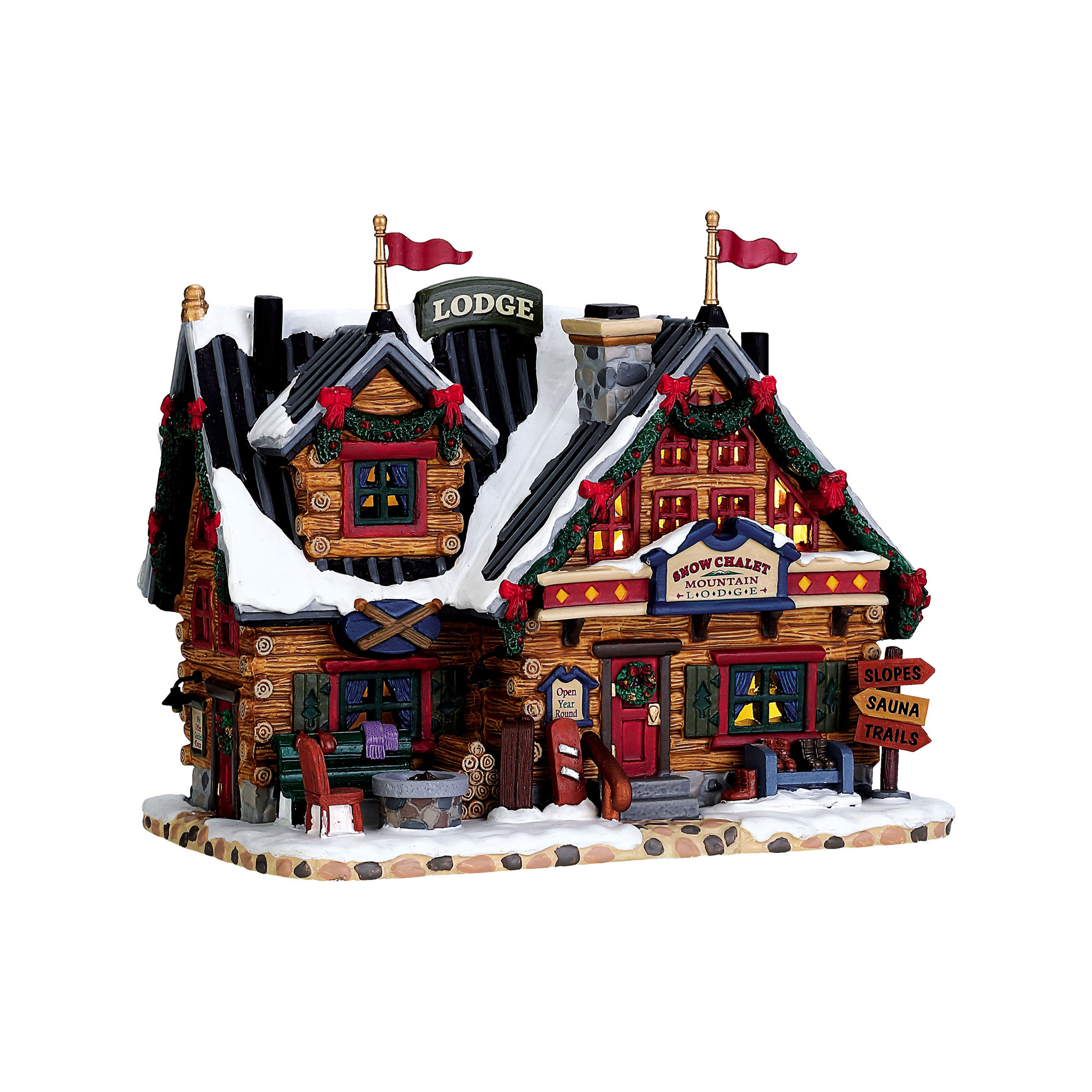 Lemax Après-Ski Lodge LED Building 17cm