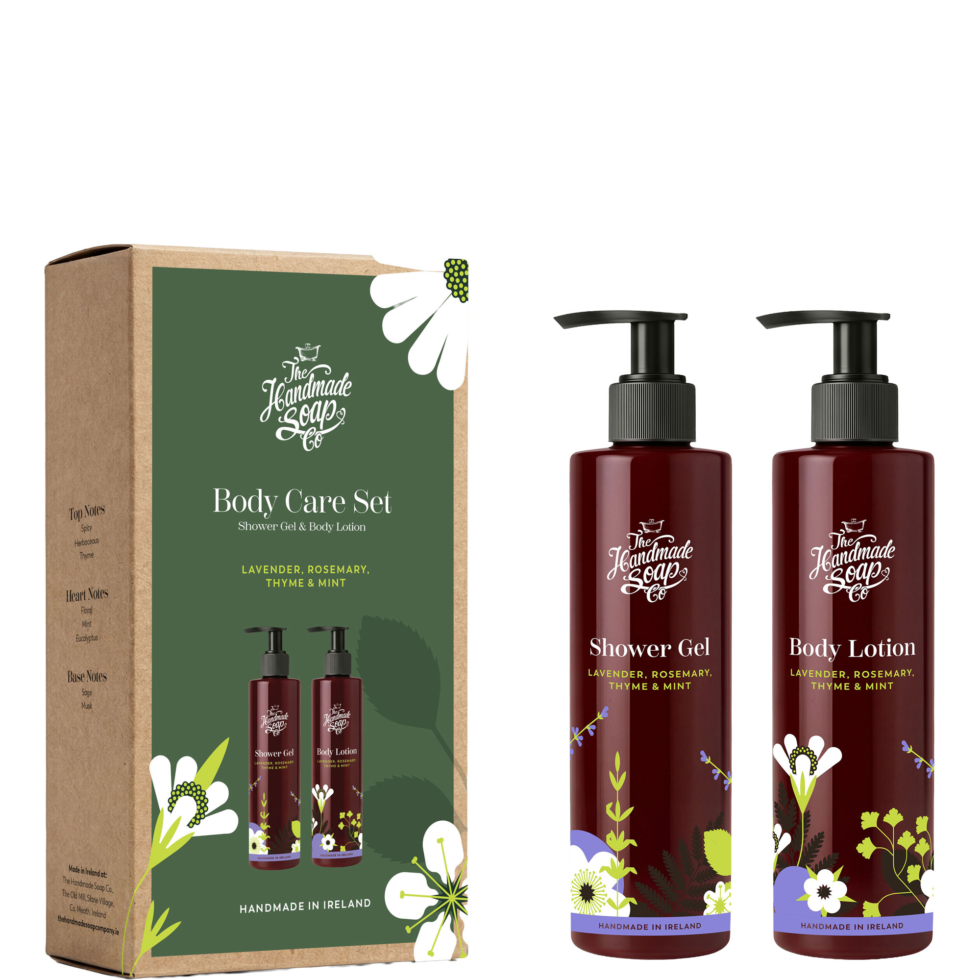 Lavender, Rosemary, Theme & Mint Body Care Set