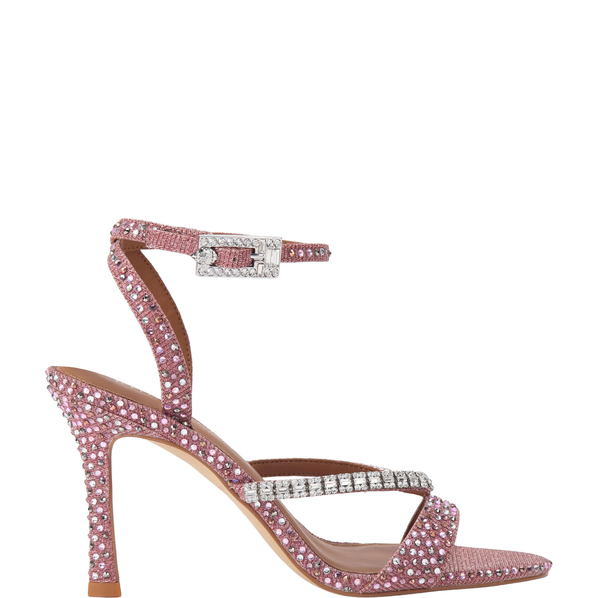 Crystal 90 Strap Heeled Sandals