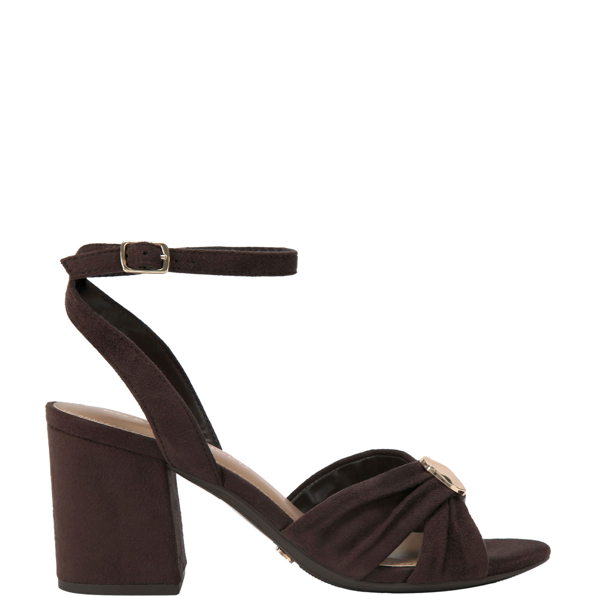 Muna Cross Strap Heeled Sandals