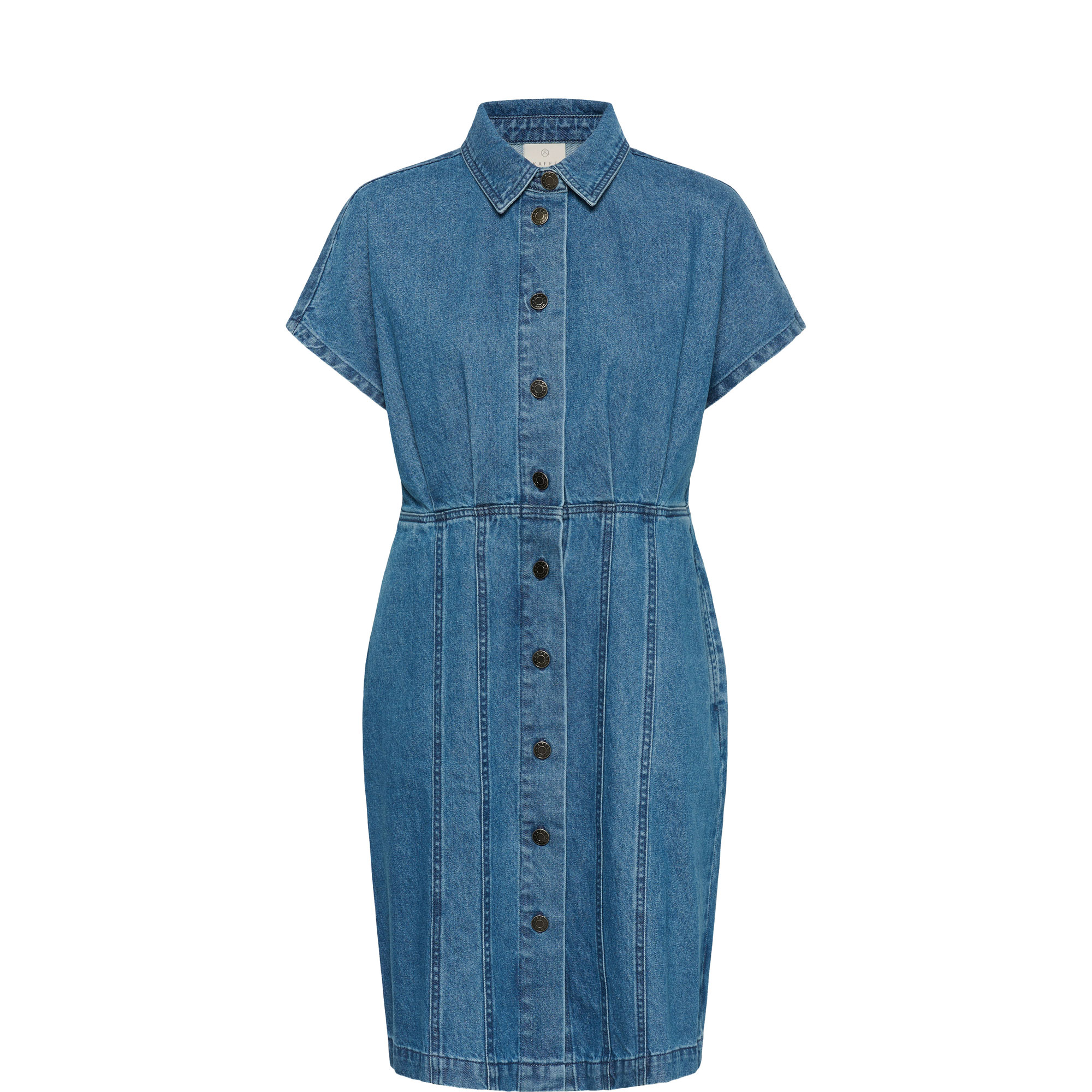 Valena Denim Mini Shirt Dress