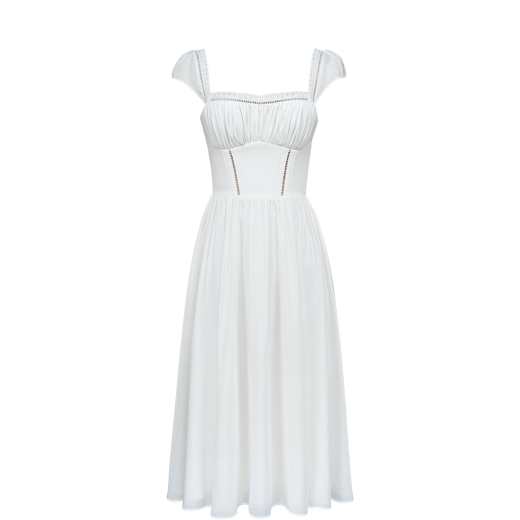 Thea Voile Broderie Anglais Dress