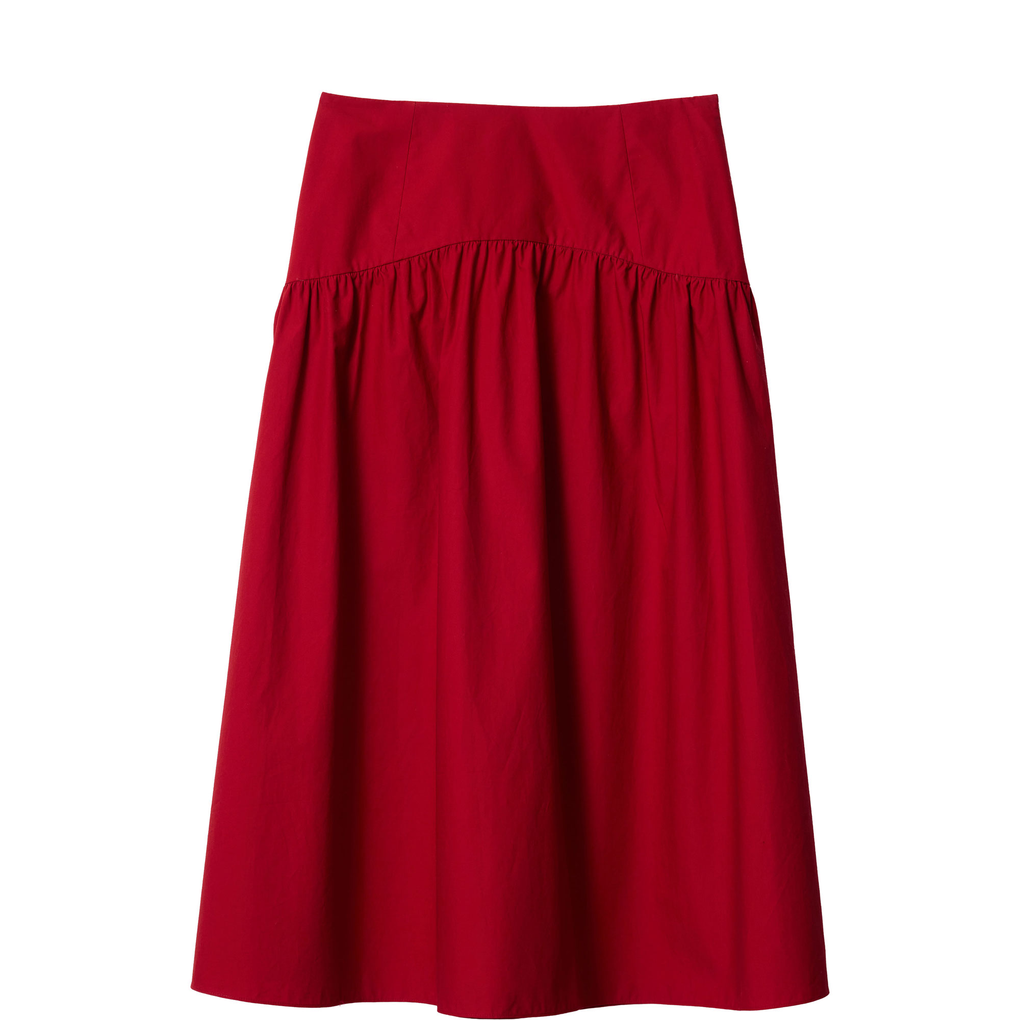 Poplin Flared Skirt