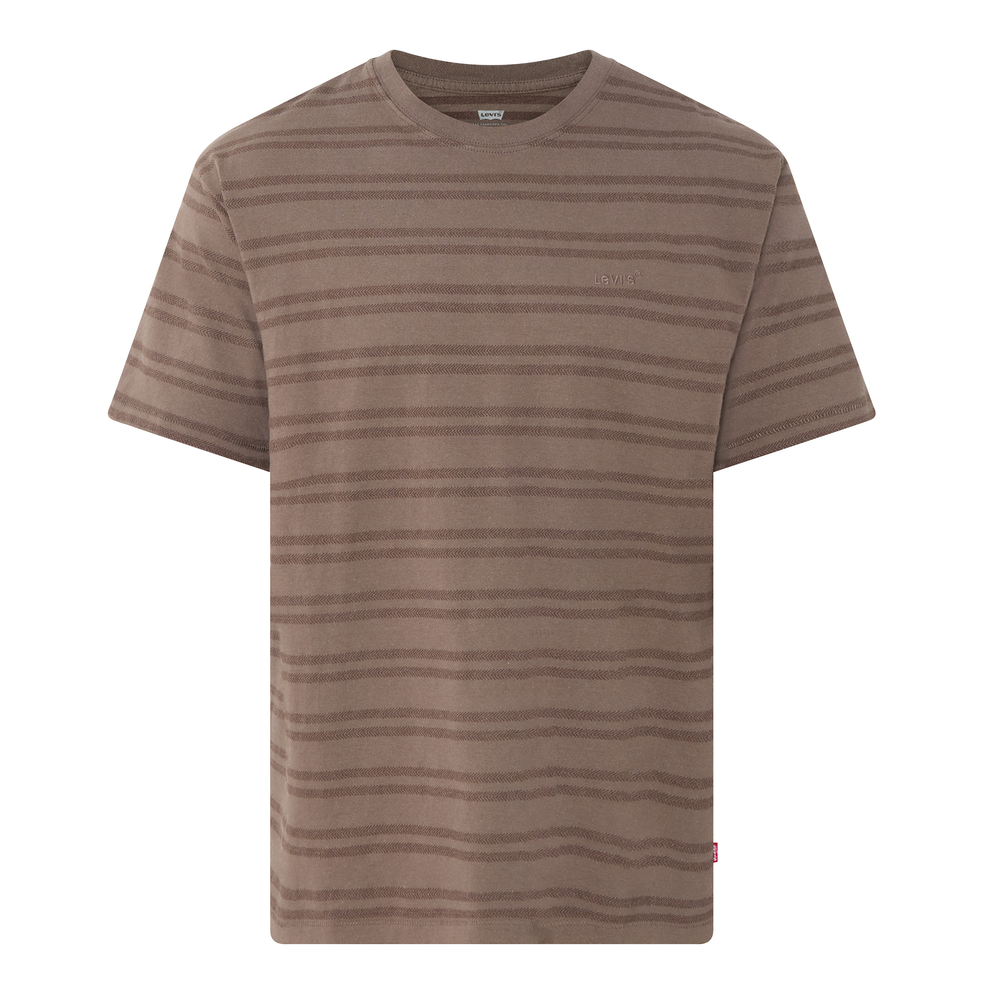 Levi's Herren Braun Gestreiftes T-Shirt In - Bild 4