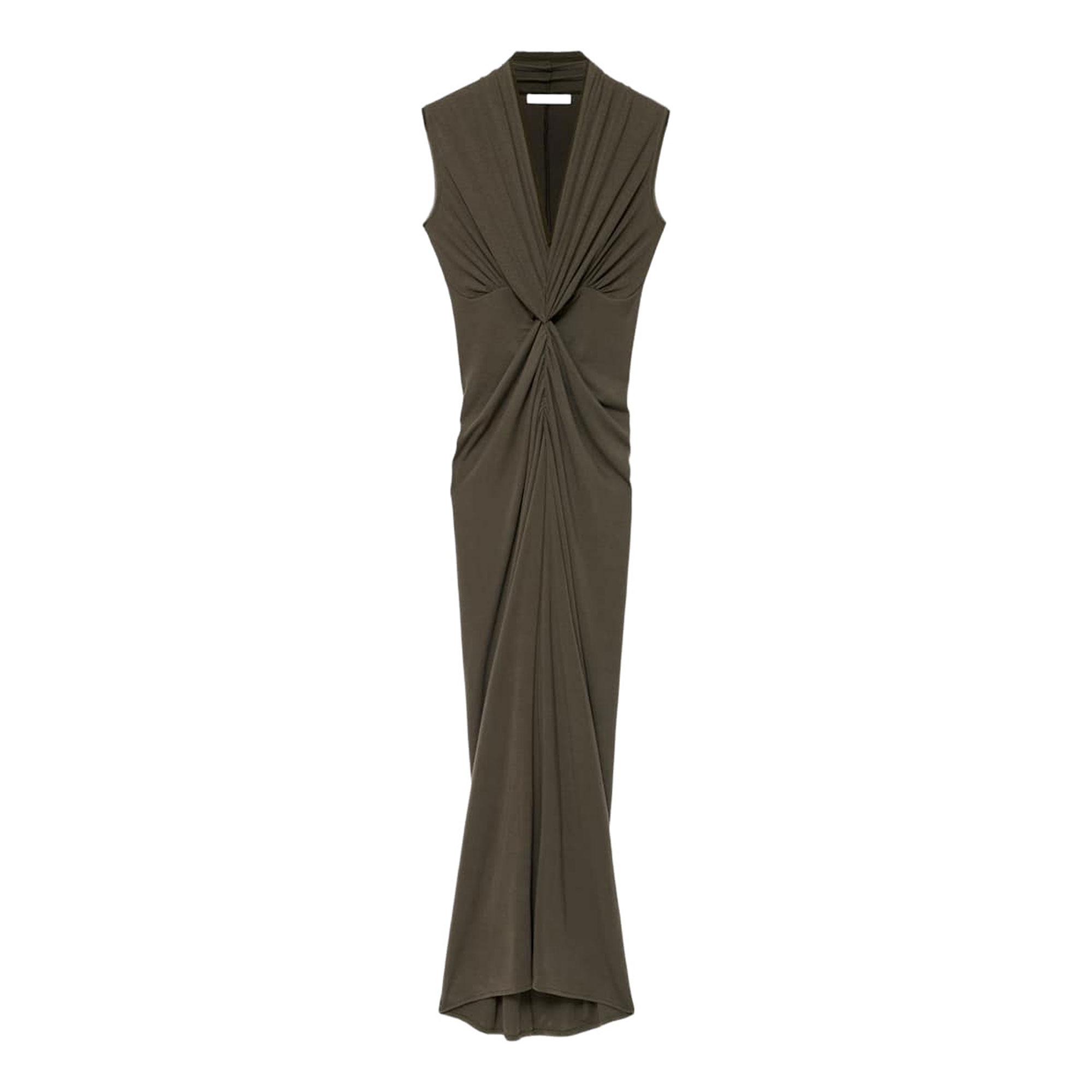 Allsaints Dariya Draped Flared Dress