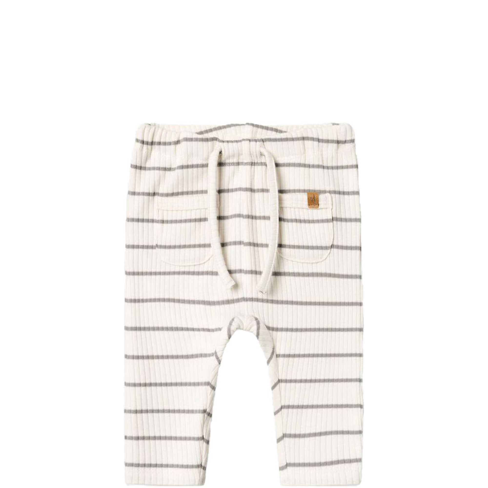 Kail Striped Ribbed Trousers