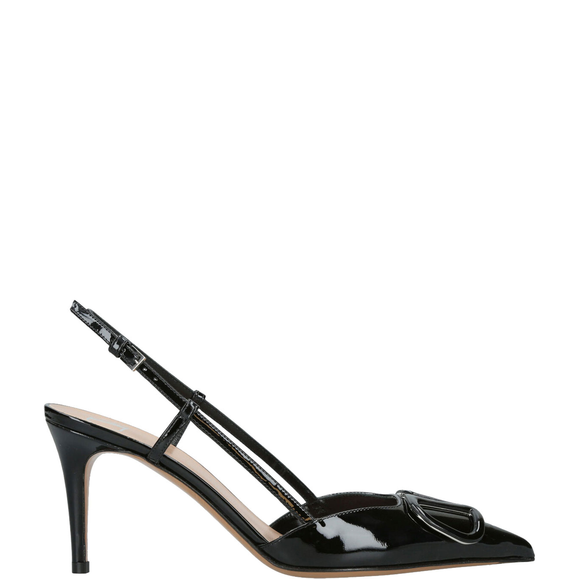 V Logo 80 Slingback Pumps