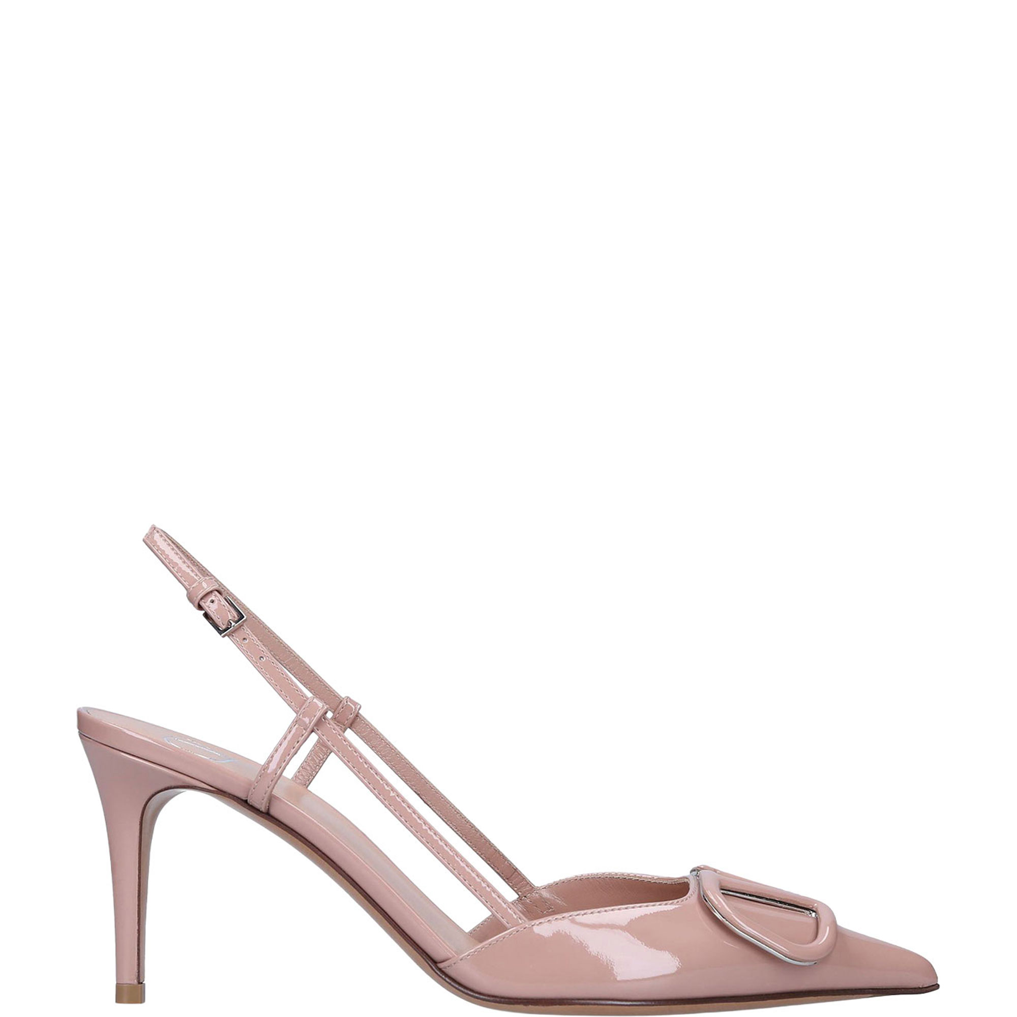 V Logo 80 Slingback Pumps