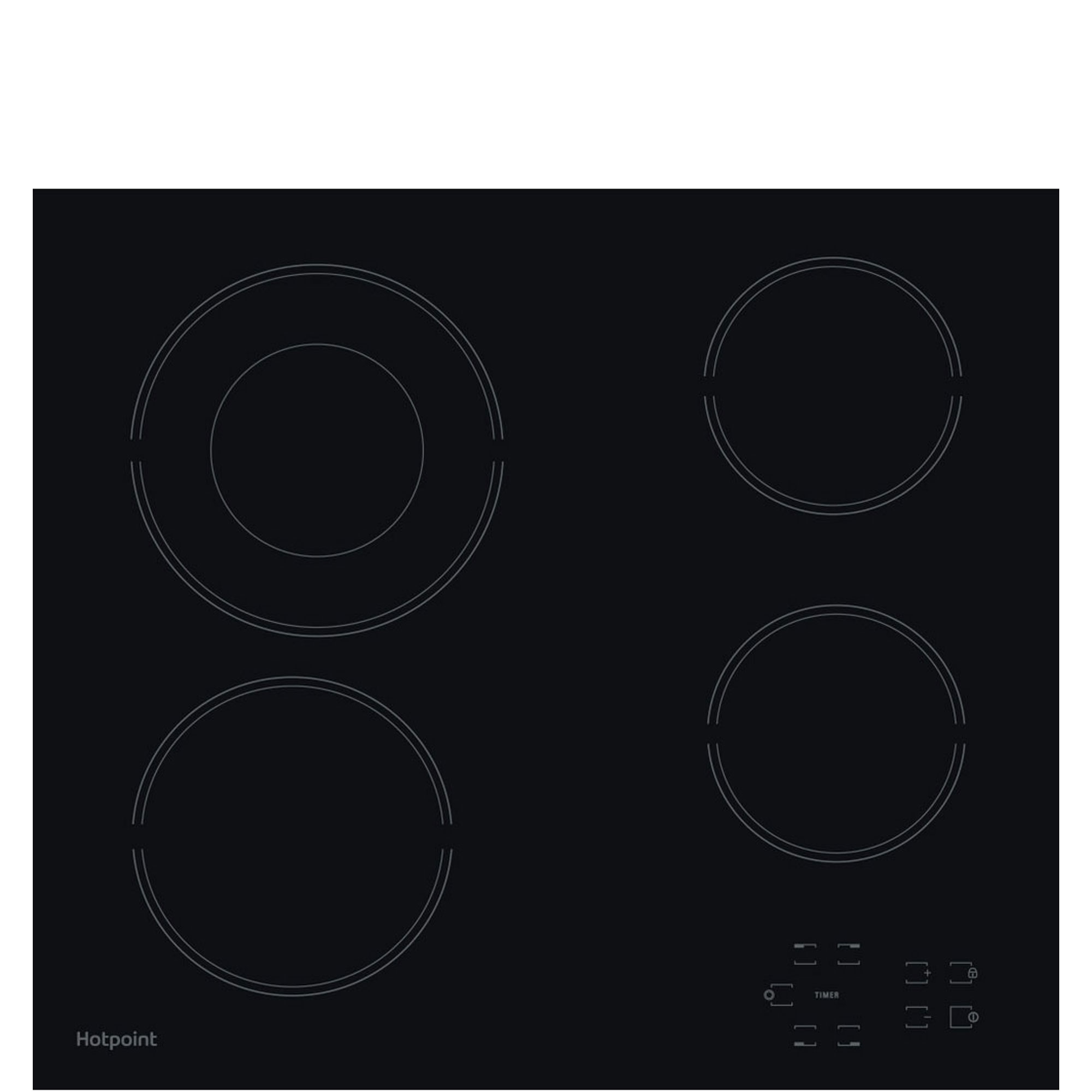 Ceramic Hob 60cm Black