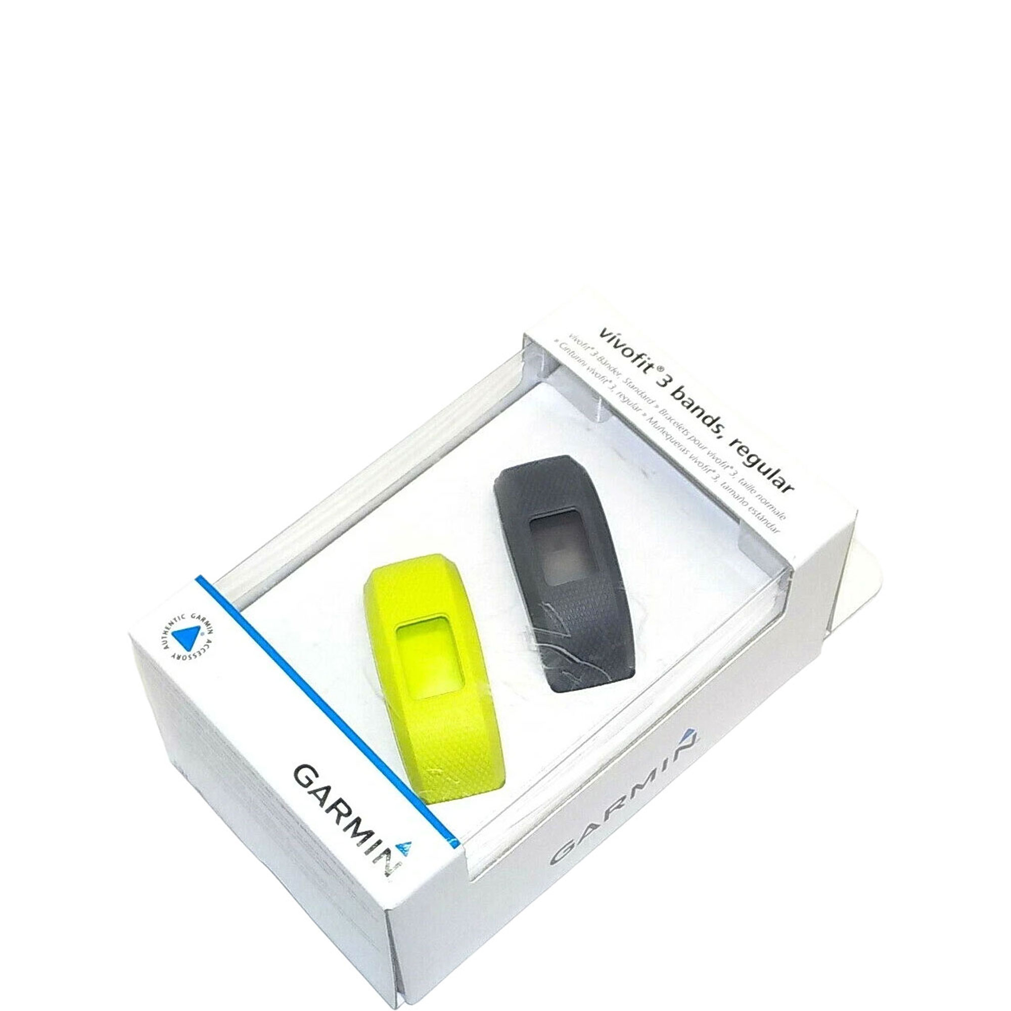 V&iacute;vofit 3 Replacement Bands 2 Pack Grey & Green