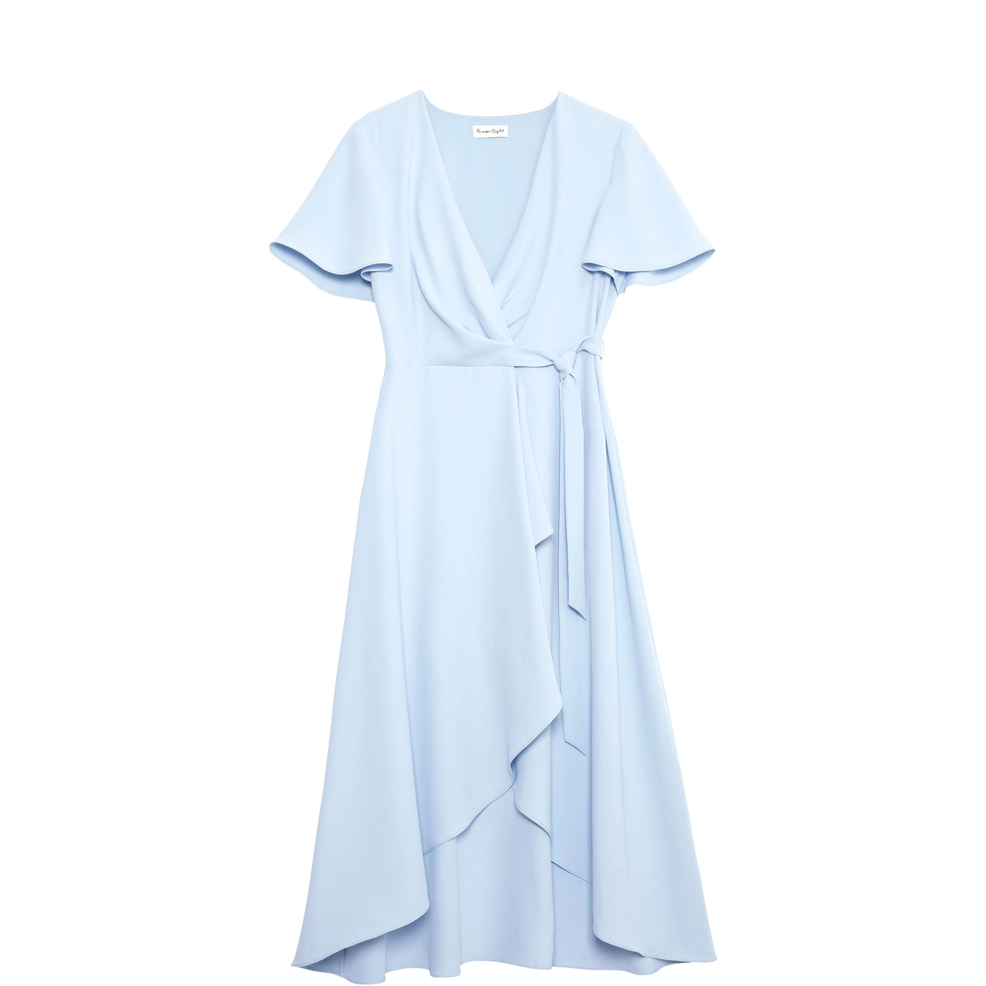Julissa Asymmetric Wrap Dress