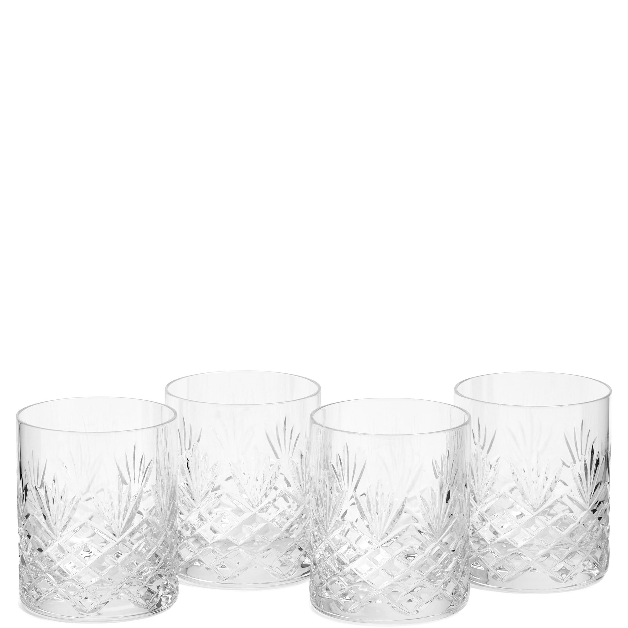 Highgate Double Old Fashioned Tumbler Glass, Set of Four