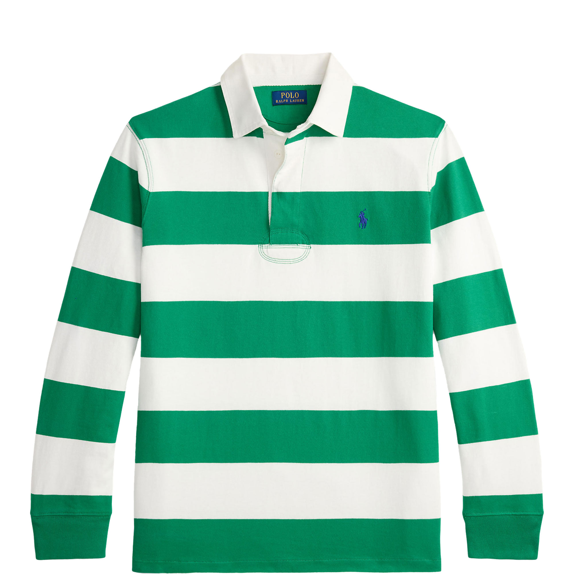The Iconic Pony Logo Striped Rugby Shirt
