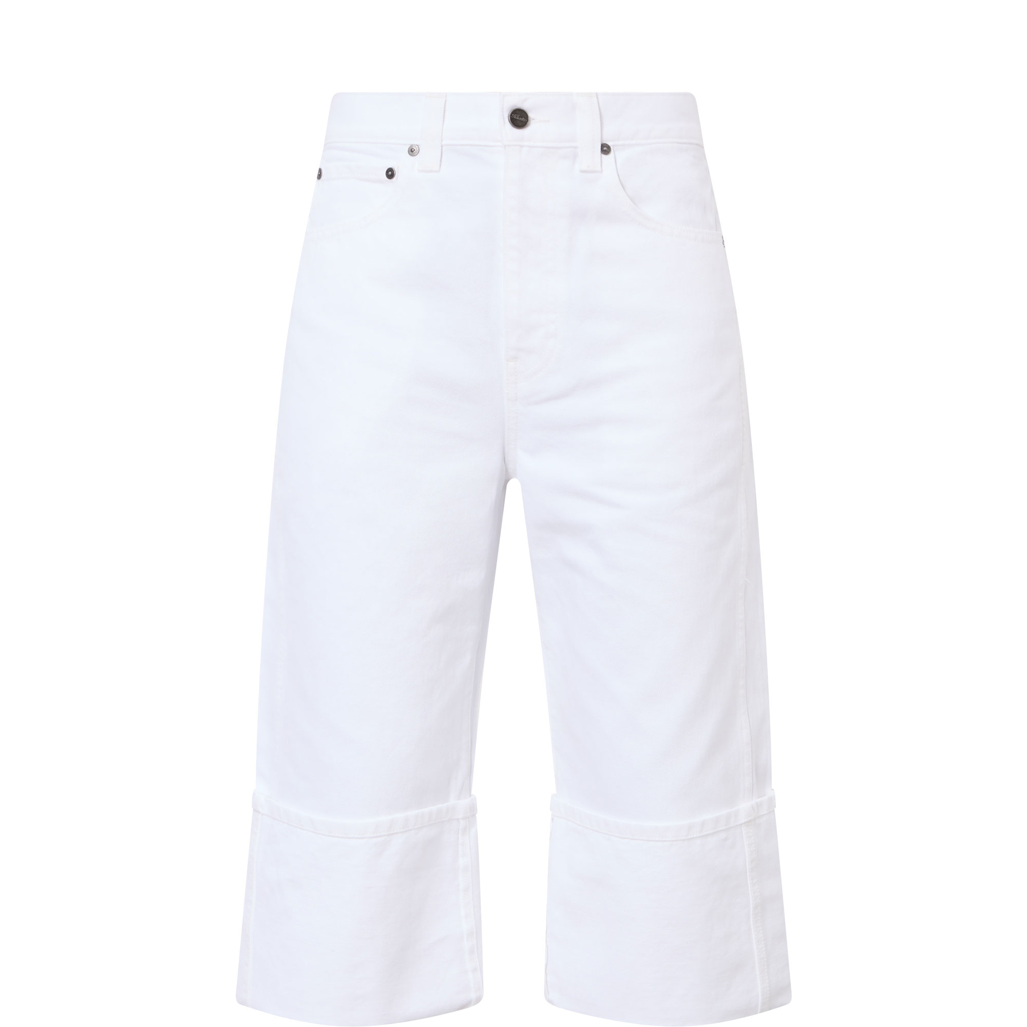 Boyle Low-Rise Cropped Wide Leg Jeans