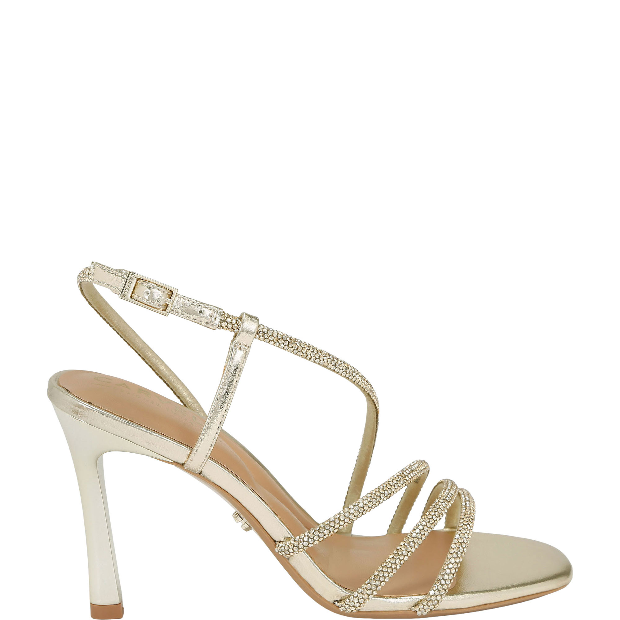 Paparazza Jewel Wide Fit Heeled Sandals