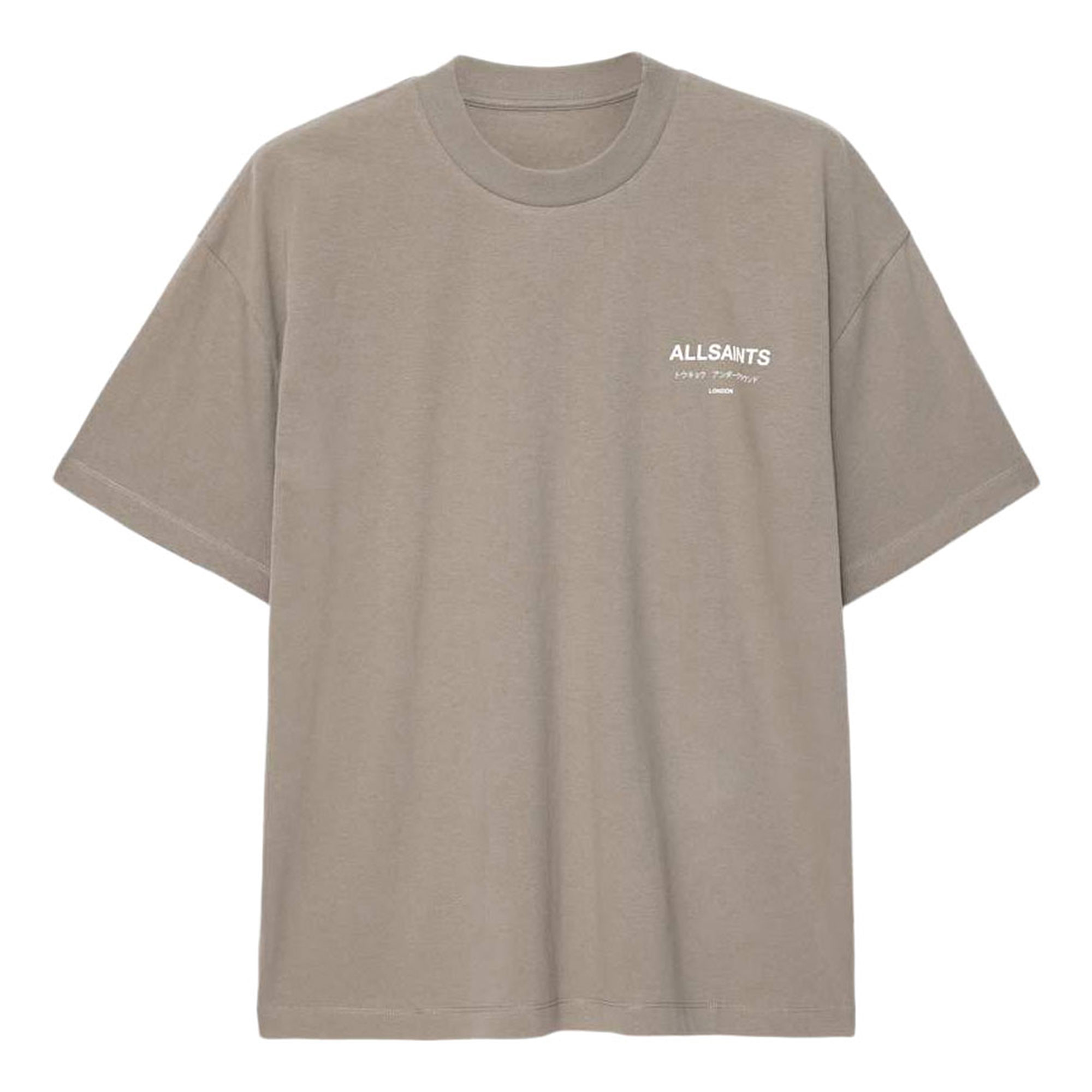 Allsaints Underground Oversized Back Logo T-Shirt