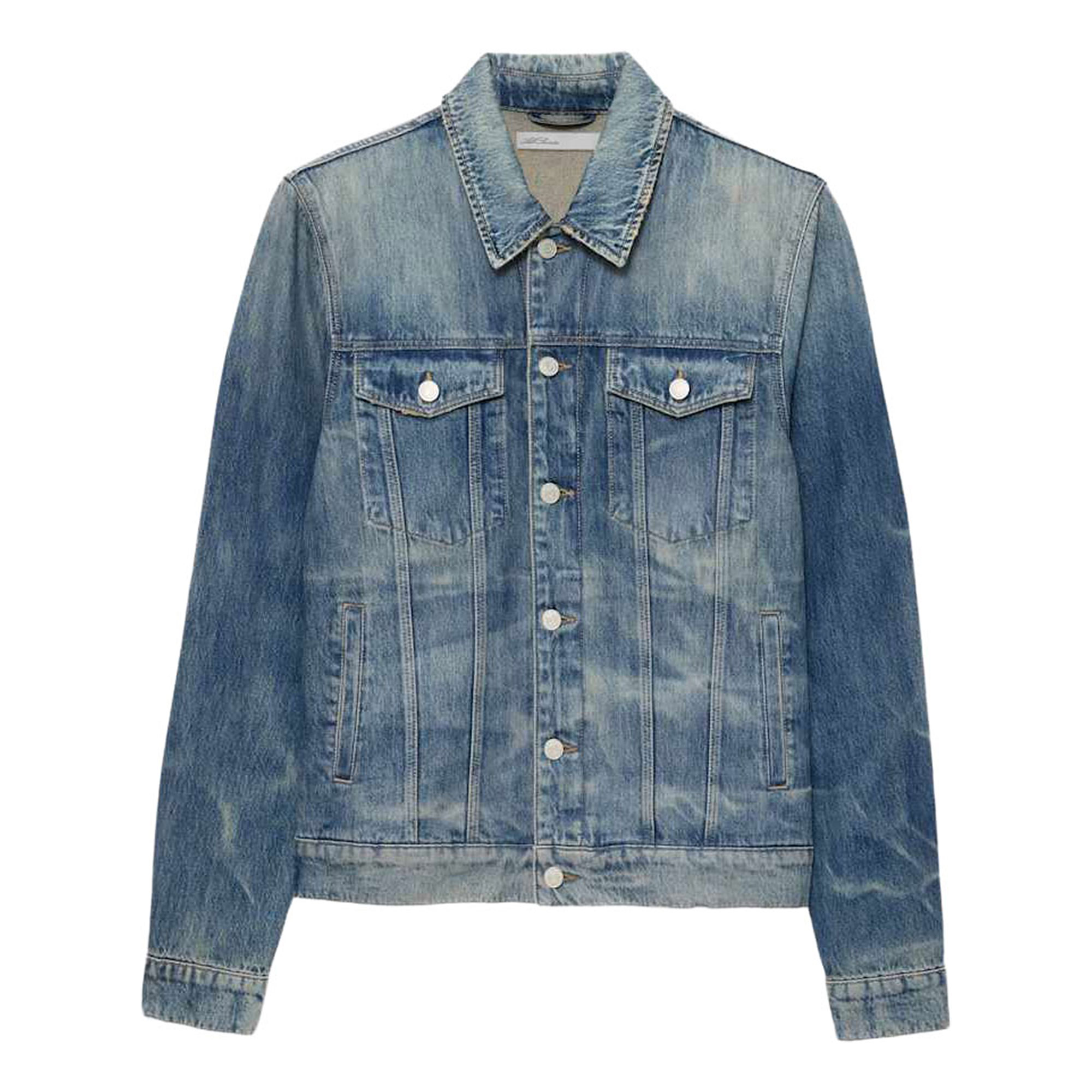 Allsaints Fitted Denim Trucker Jacket