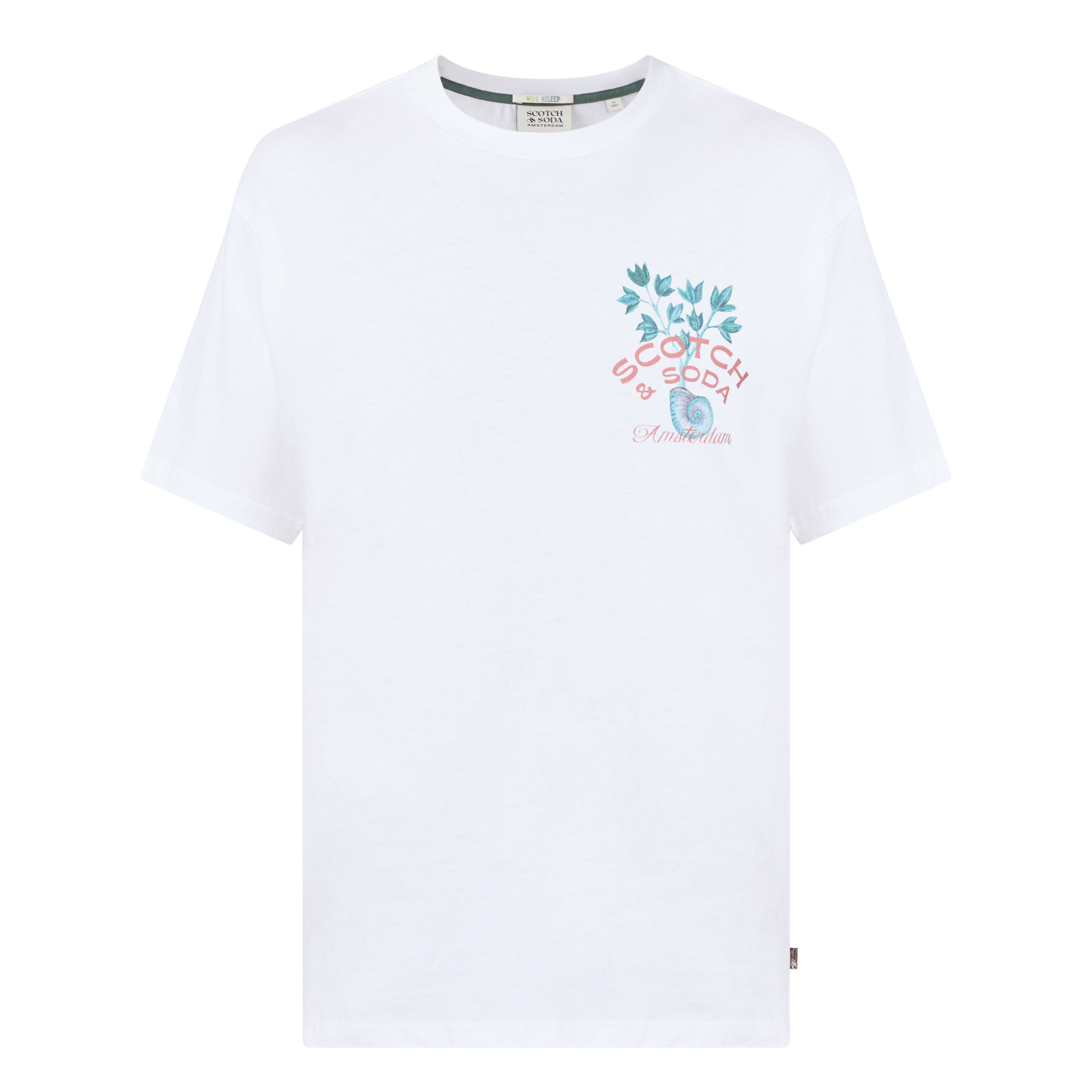 Scotch & Soda - Herren - T-Shirt - M - Weiss - Bild 3
