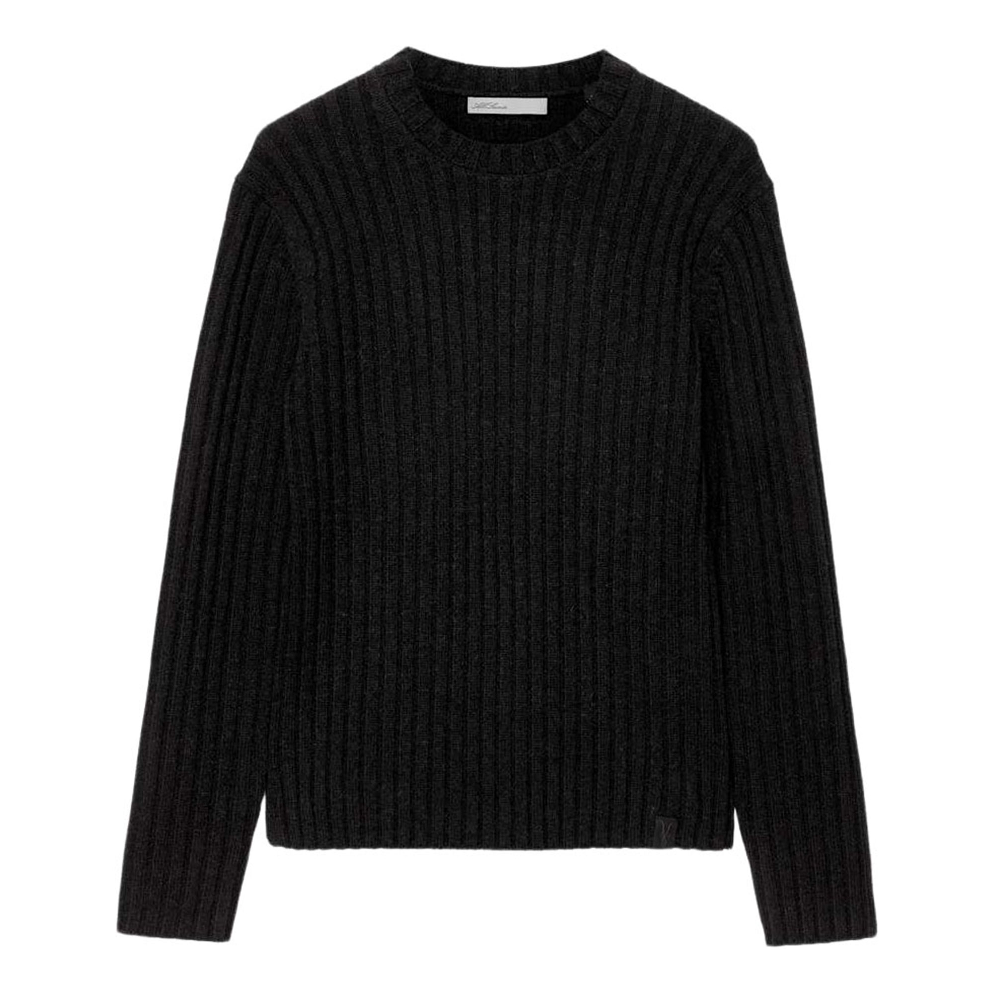 Allsaints Liev Ramskull Logo Ribbed Sweater