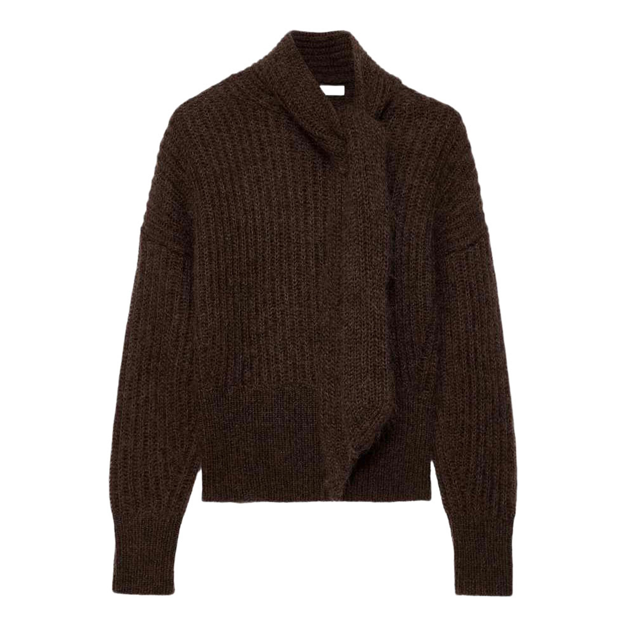 Allsaints Etty Scarf Tie Knitted Sweater
