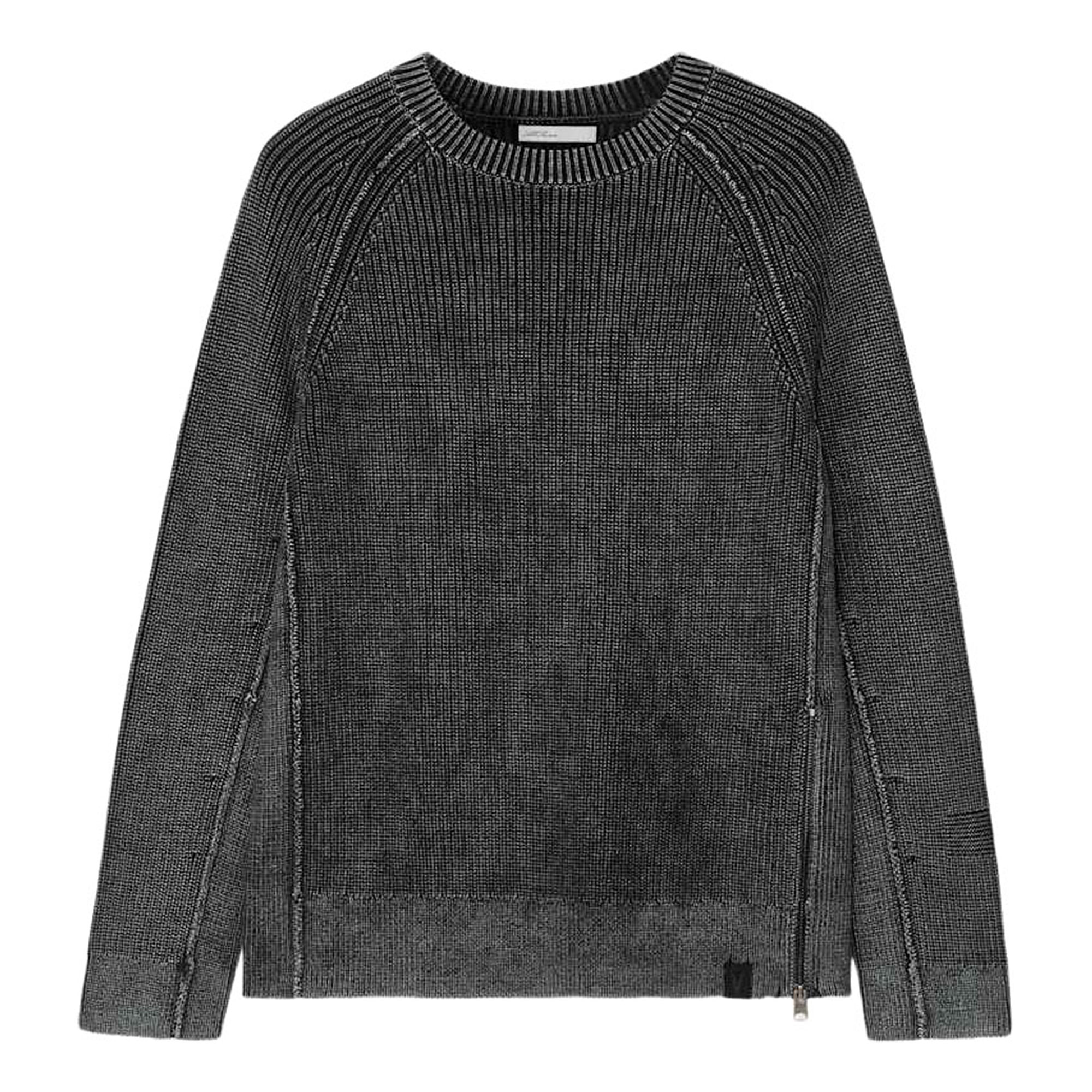Allsaints Kit Ramskull Logo Zip Sweater